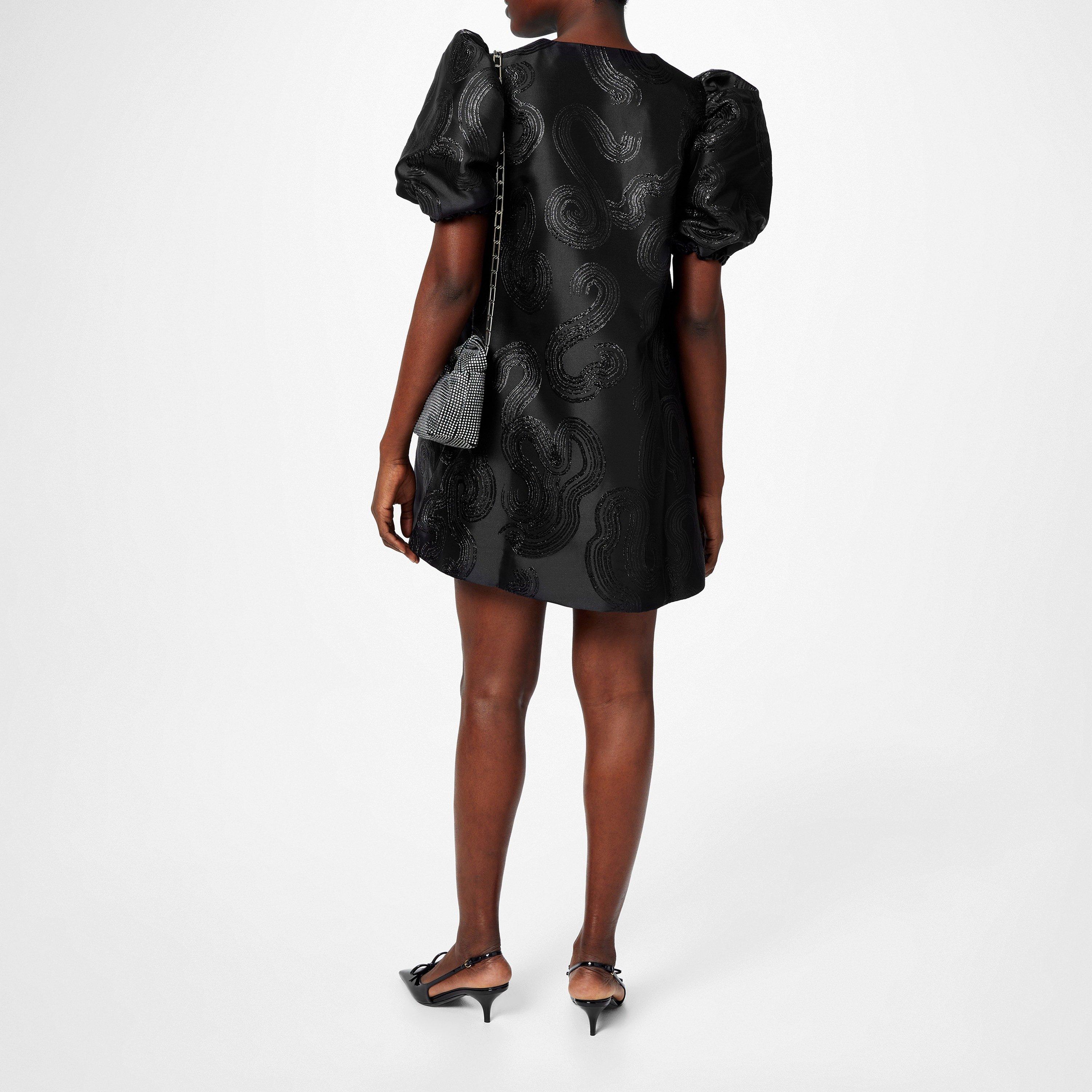 Swirl - Stine Goya - Women's Jacquard Brethel Mini Dress - 2