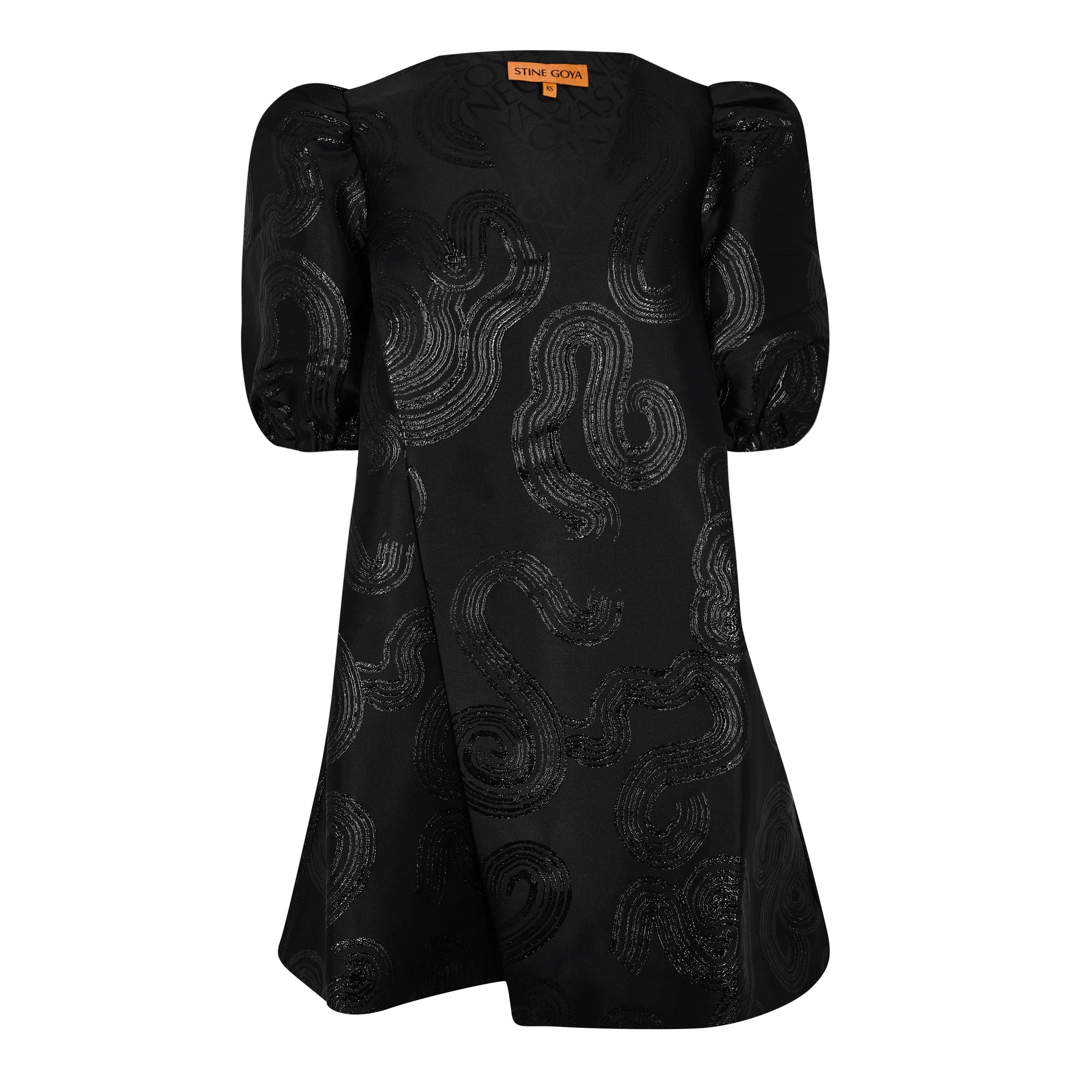 Swirl - Stine Goya - Women's Jacquard Brethel Mini Dress - 4