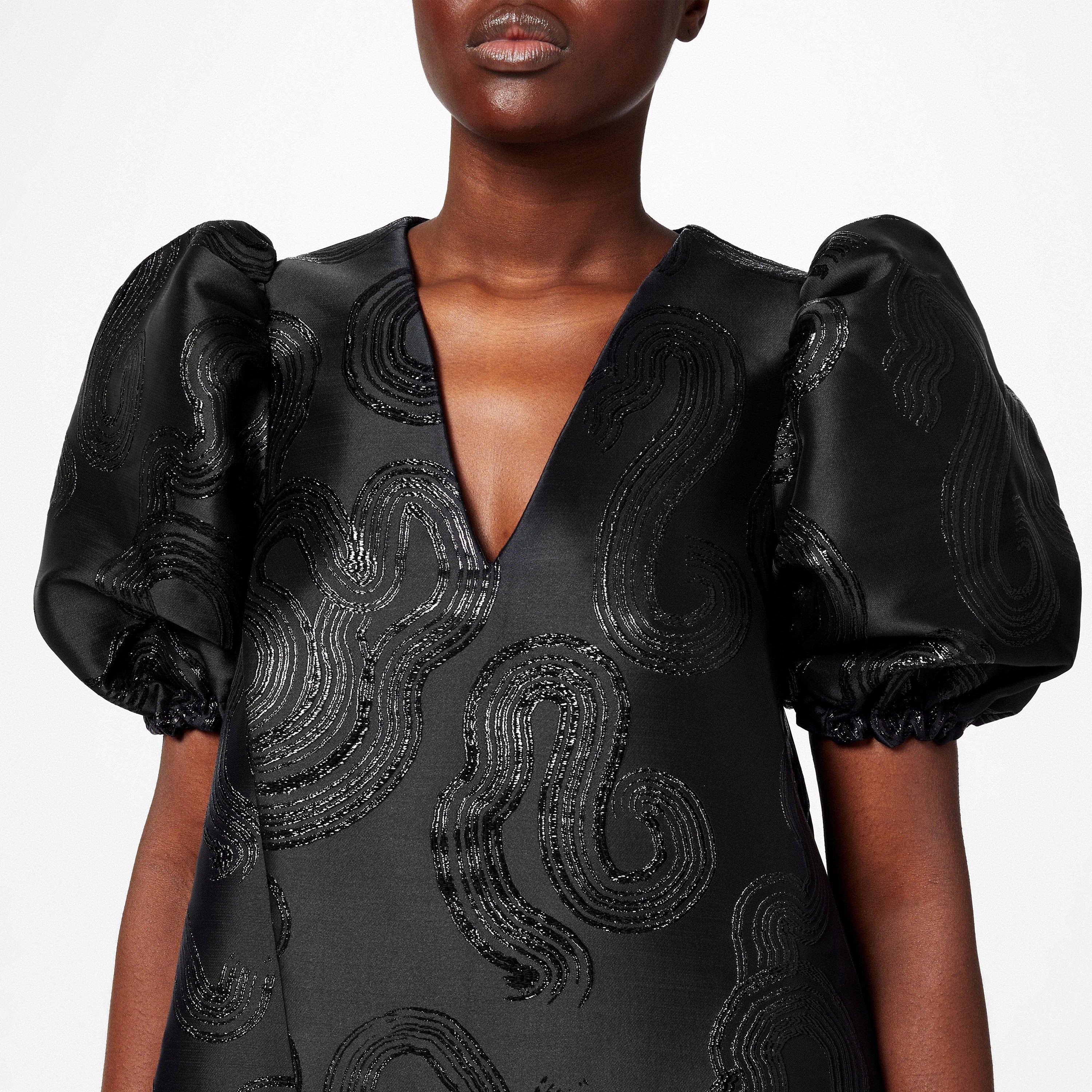 Swirl - Stine Goya - Women's Jacquard Brethel Mini Dress - 3