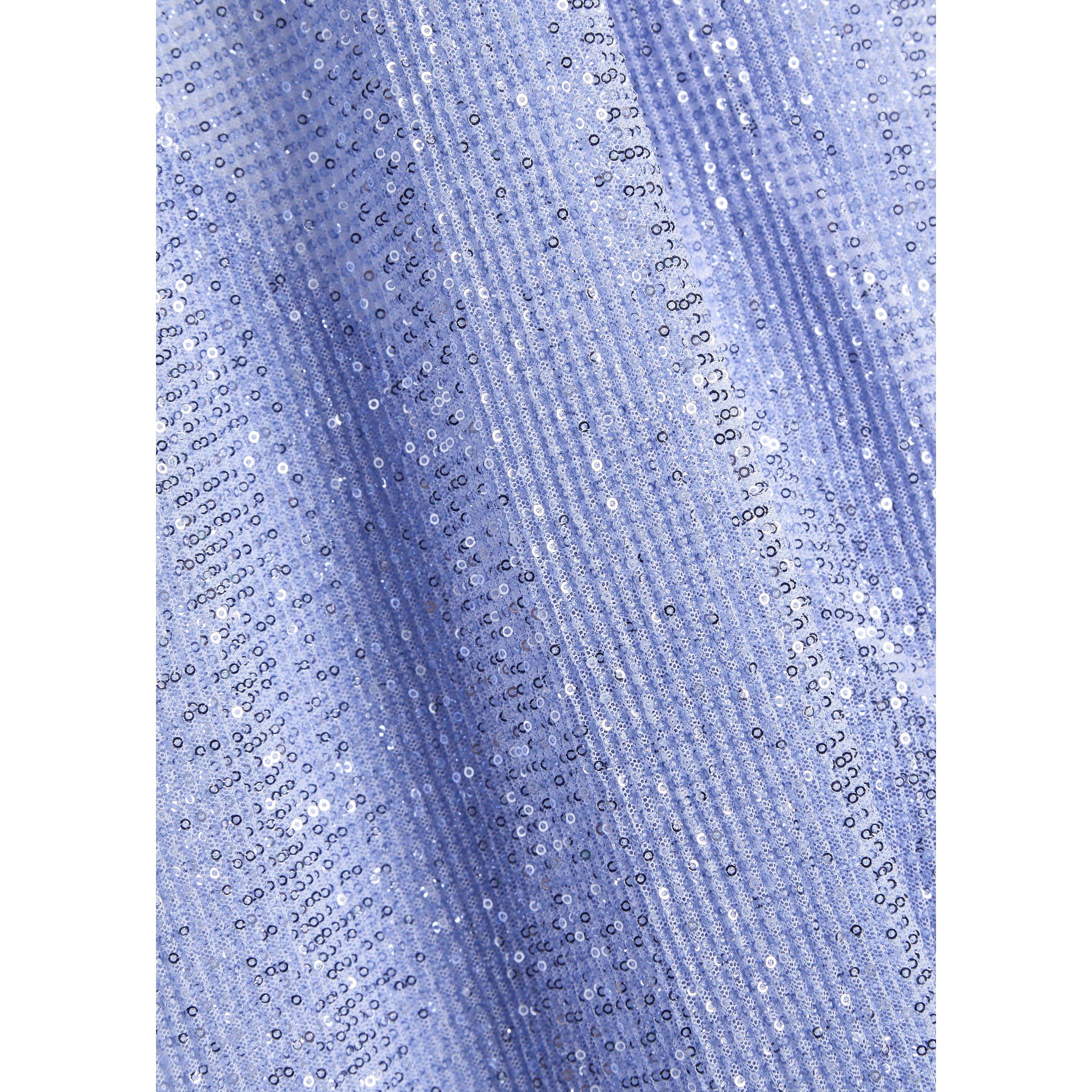 LIGHT BLUE - Unknown - Women's Casablanca Sequin Halterneck Maxi Dress - 4