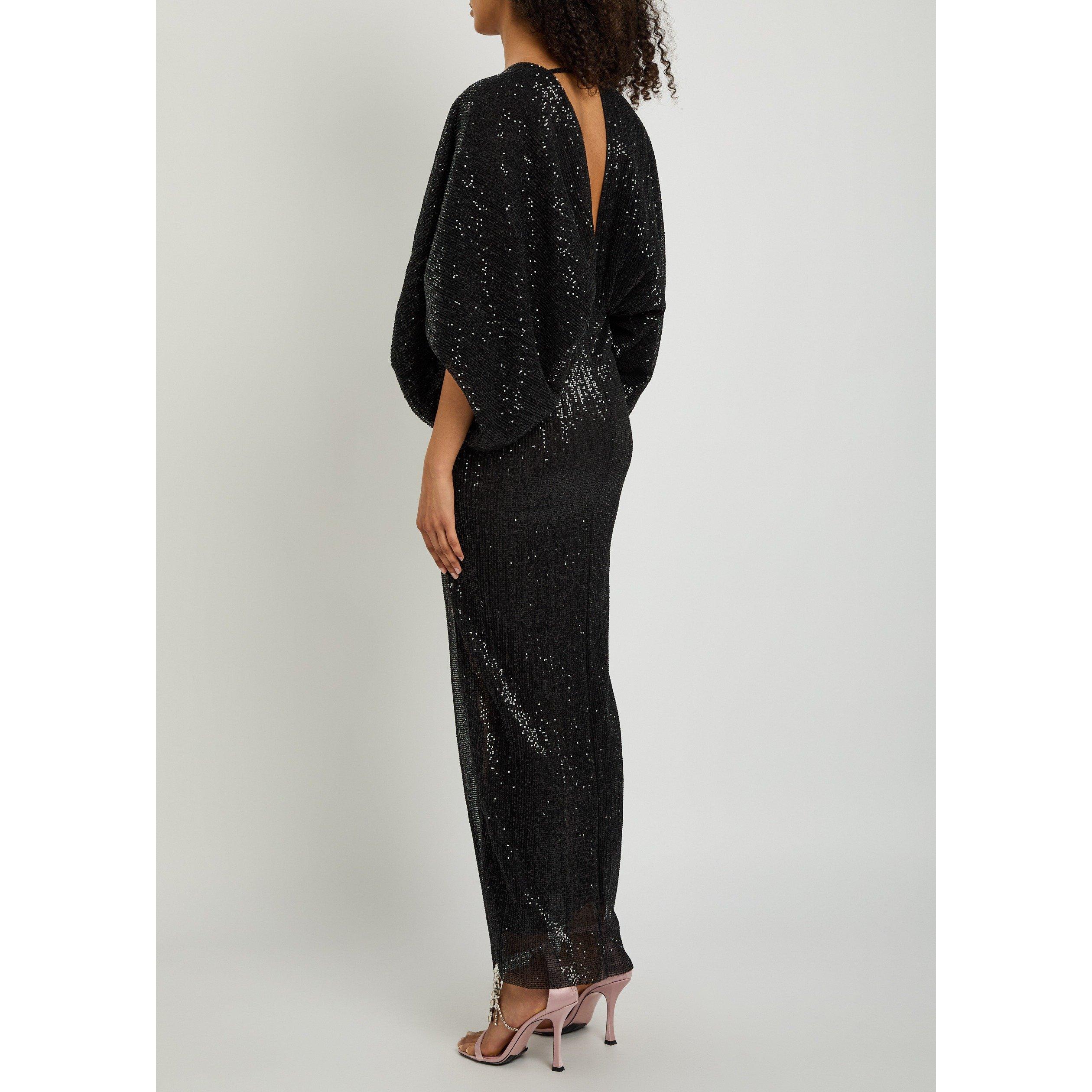 BLACK - Unknown - Women's Paradiso Split Sequin Ball Gown - 3