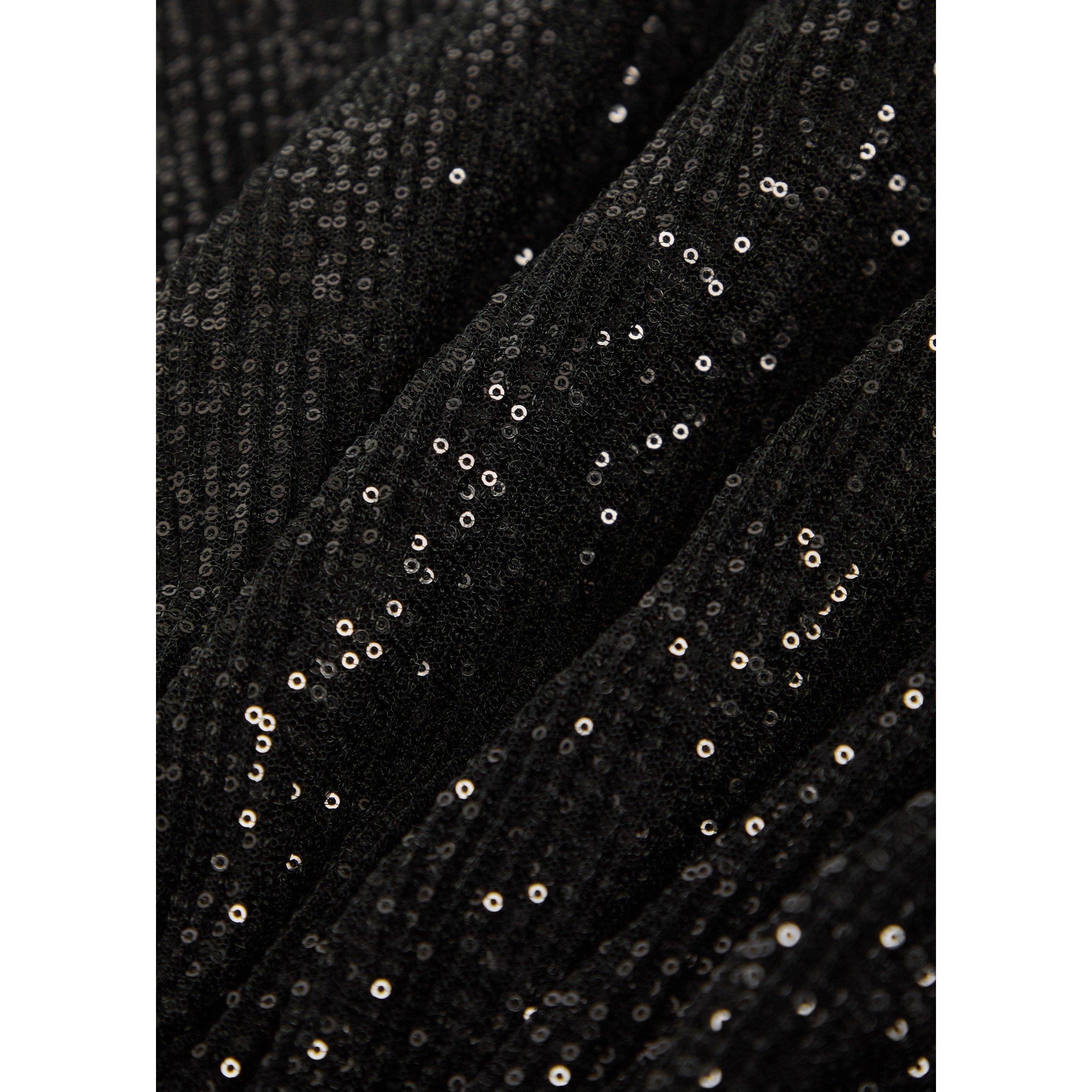 BLACK - Unknown - Women's Paradiso Split Sequin Ball Gown - 4