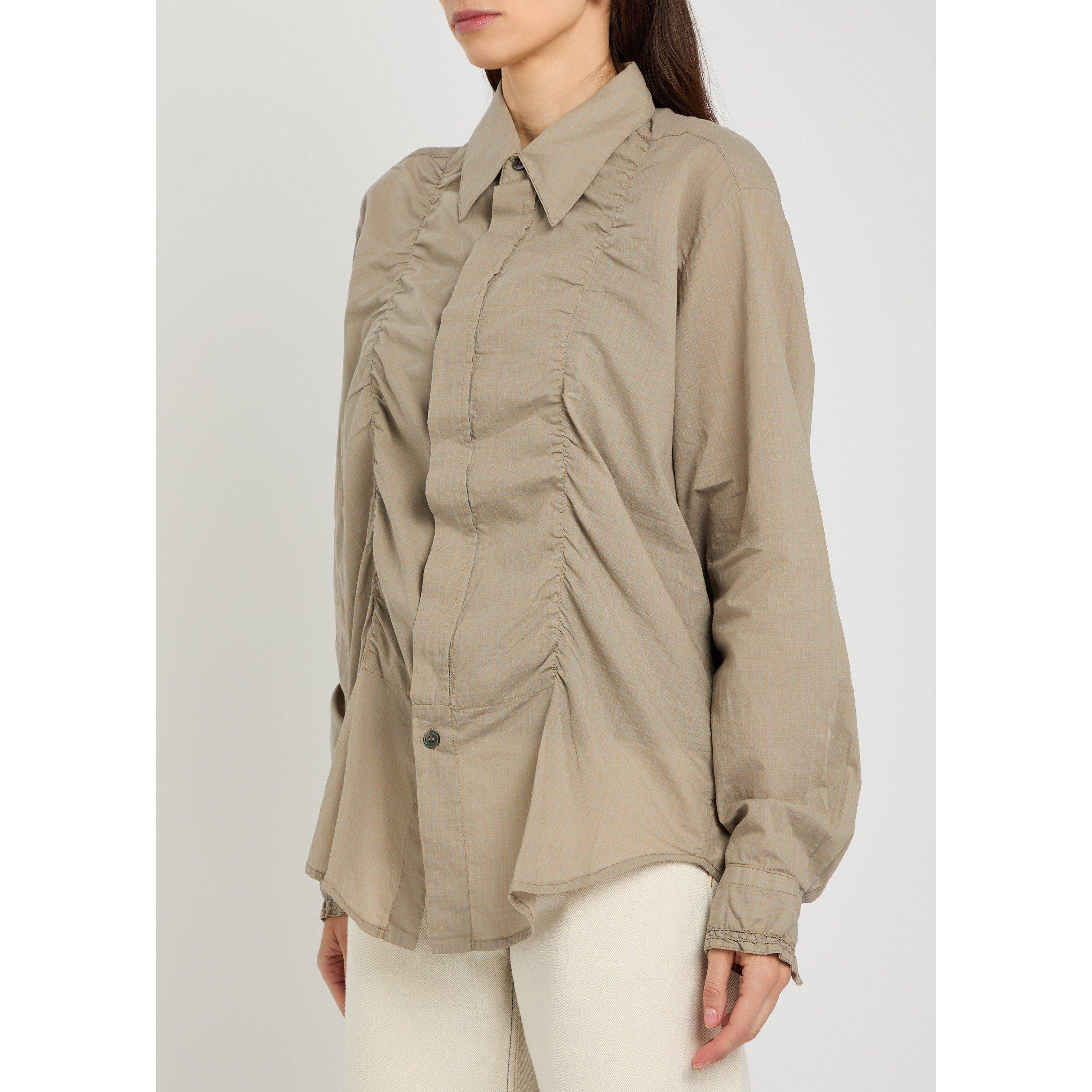 GREY - Our Legacy - Women's Jumble Check Long-Sleeve Cotton Shirt - 2