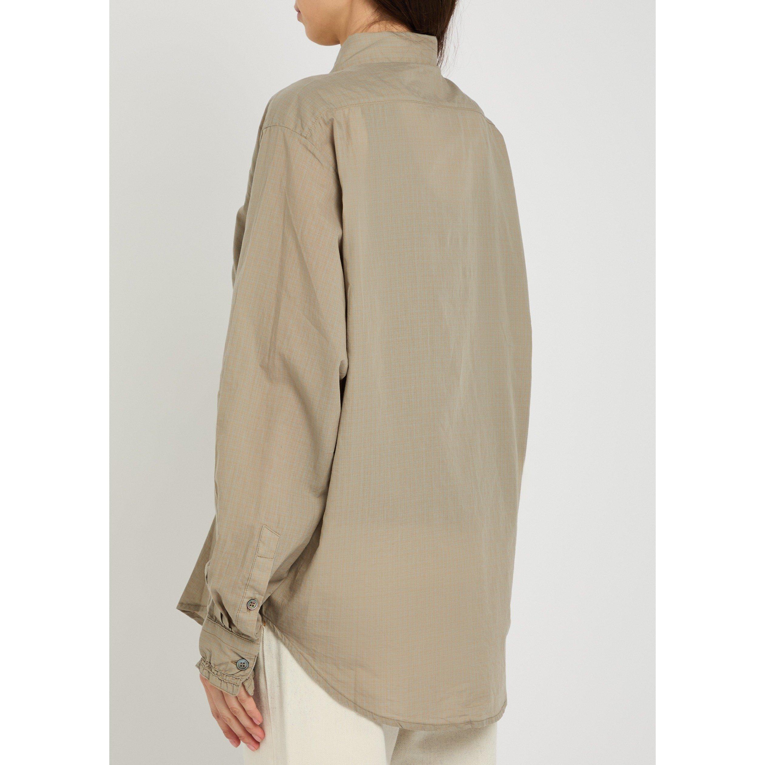 GREY - Our Legacy - Women's Jumble Check Long-Sleeve Cotton Shirt - 3