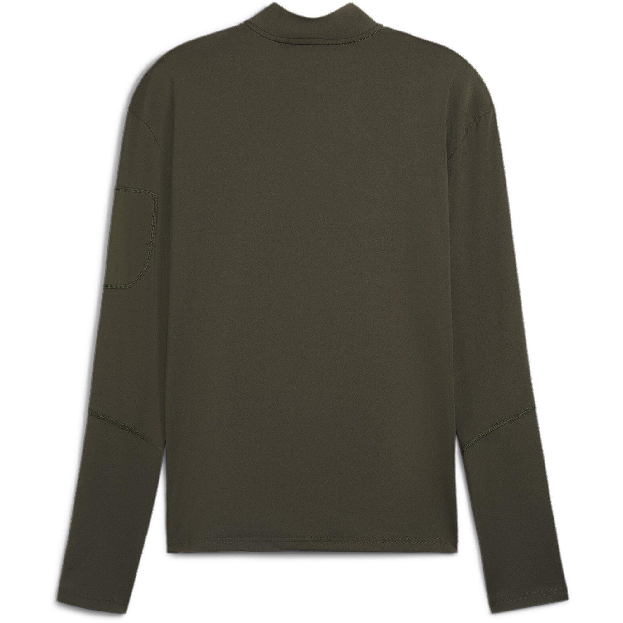 Dark Olive - Puma - Performance Quarter-Zip Tracksuit Top - 2