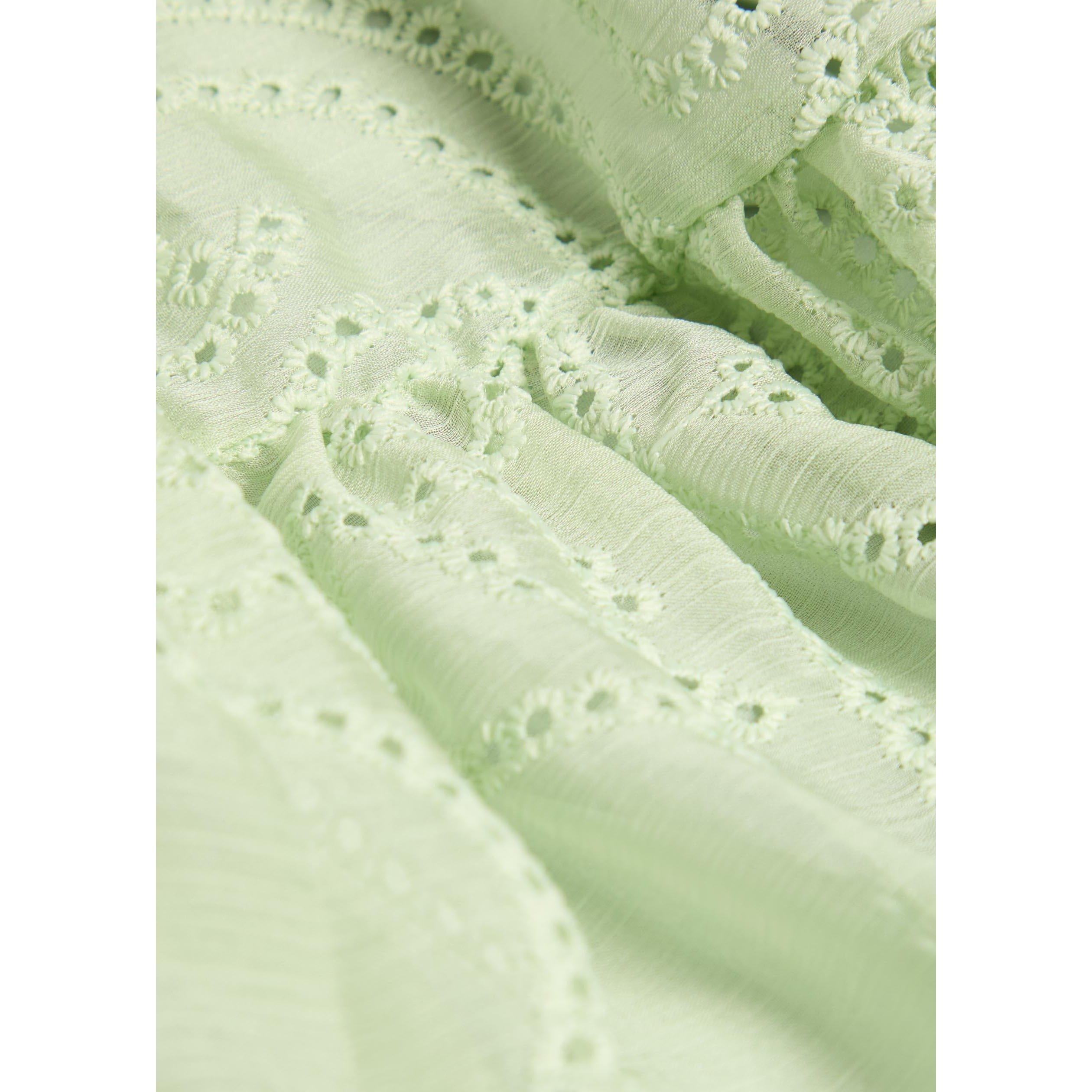 LIGHT GREEN - Alice And Olivia - LD Nicky lace tiered Dress - 4