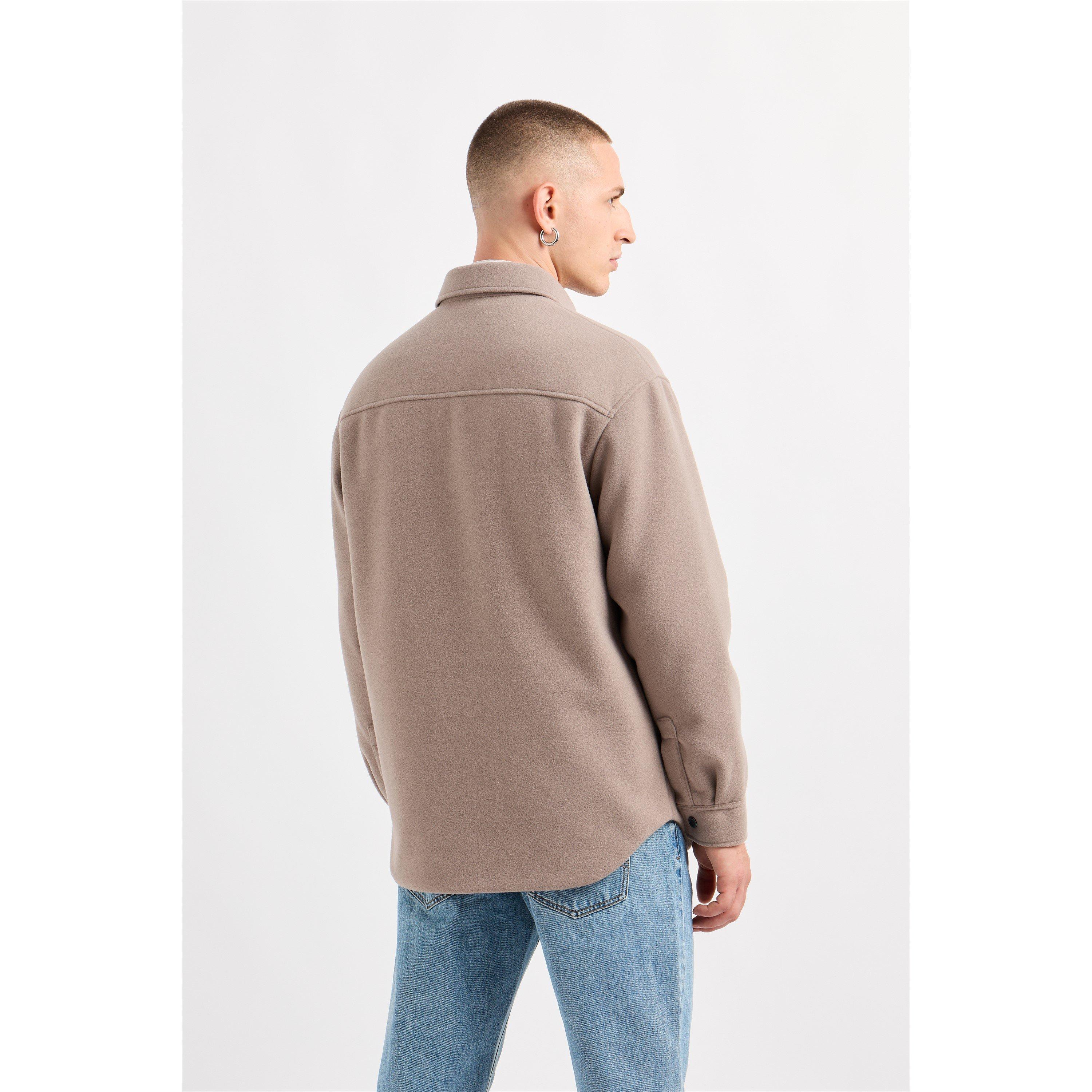 Driftwood 17AC - Armani Exchange - Men's Structured Button-Down Overshirt - 4