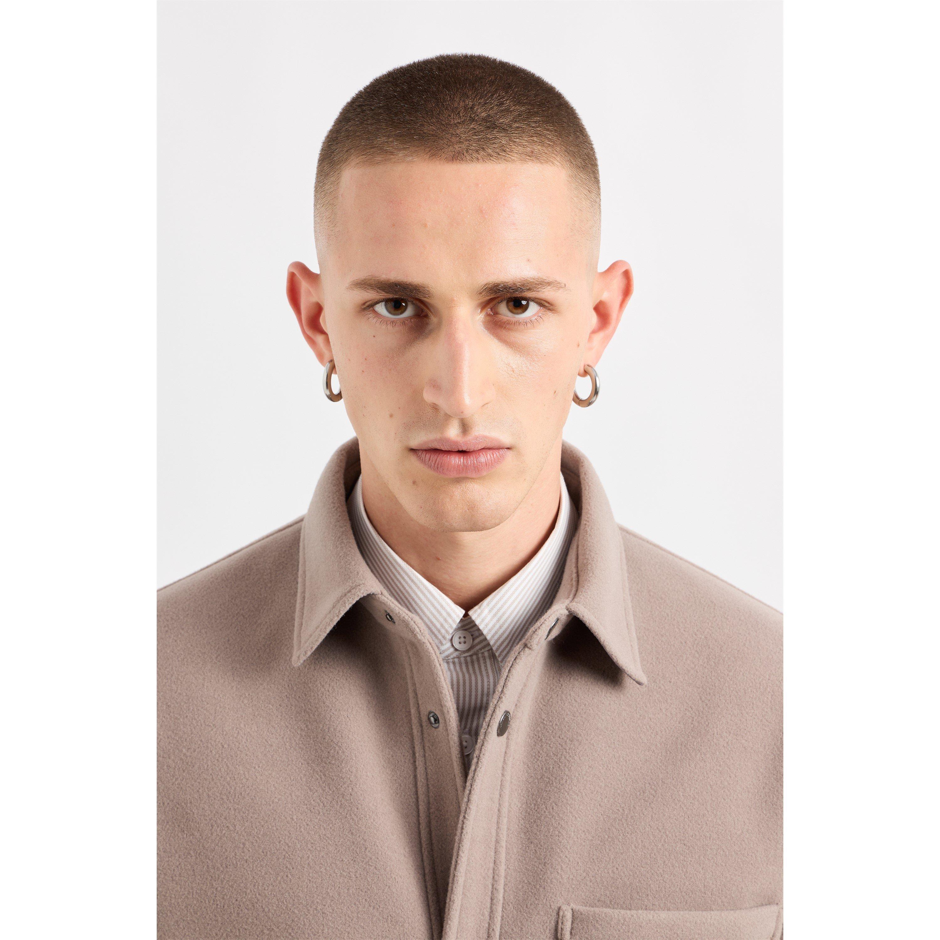 Driftwood 17AC - Armani Exchange - Men's Structured Button-Down Overshirt - 5