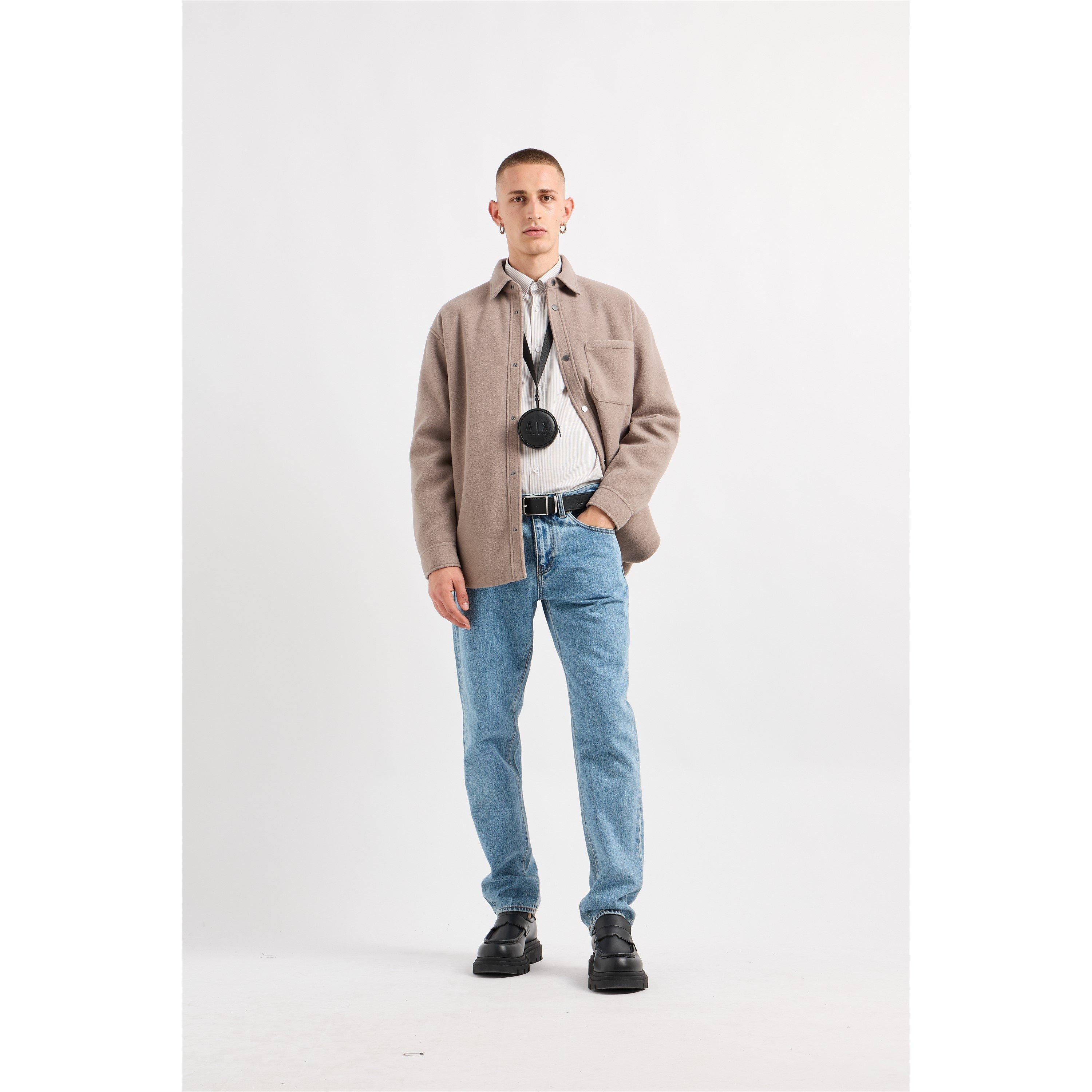 Driftwood 17AC - Armani Exchange - Men's Structured Button-Down Overshirt - 6