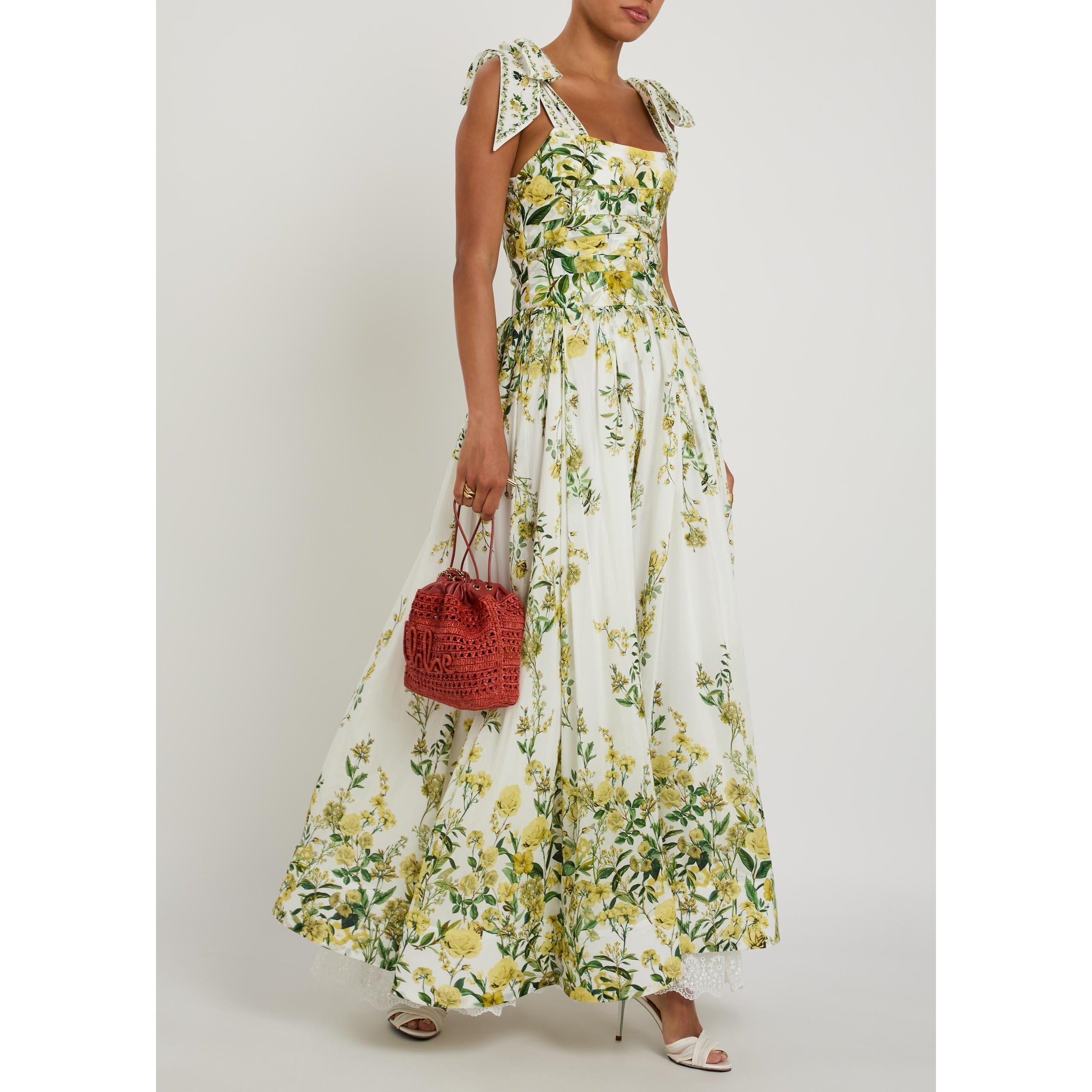 MULTICOLOURED - Alice And Olivia - LD Haven Flared Maxi Dress - 5