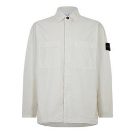 Stone Island Brushed Organic Cotton Canvas, Old Effect