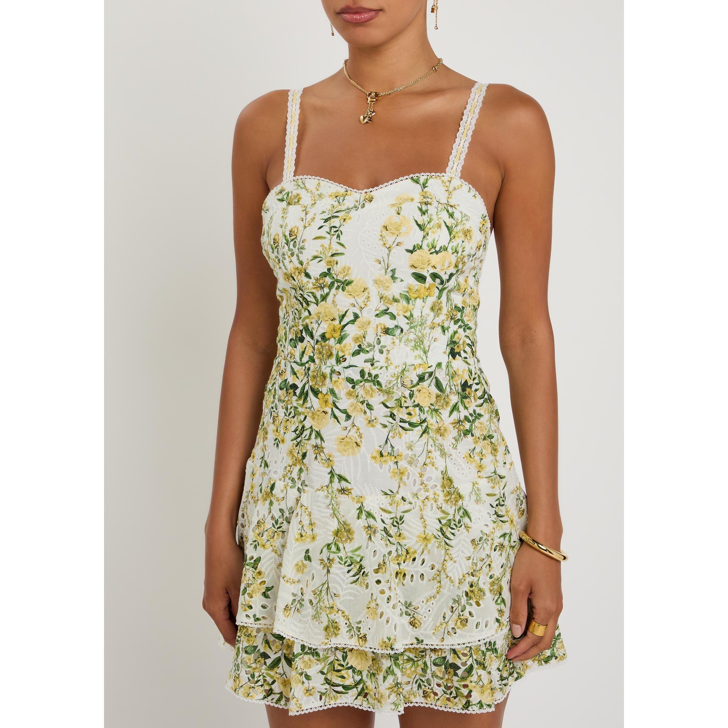 MULTICOLOURED - Alice And Olivia - SD Meredith Ruffle Flare Dress - 2
