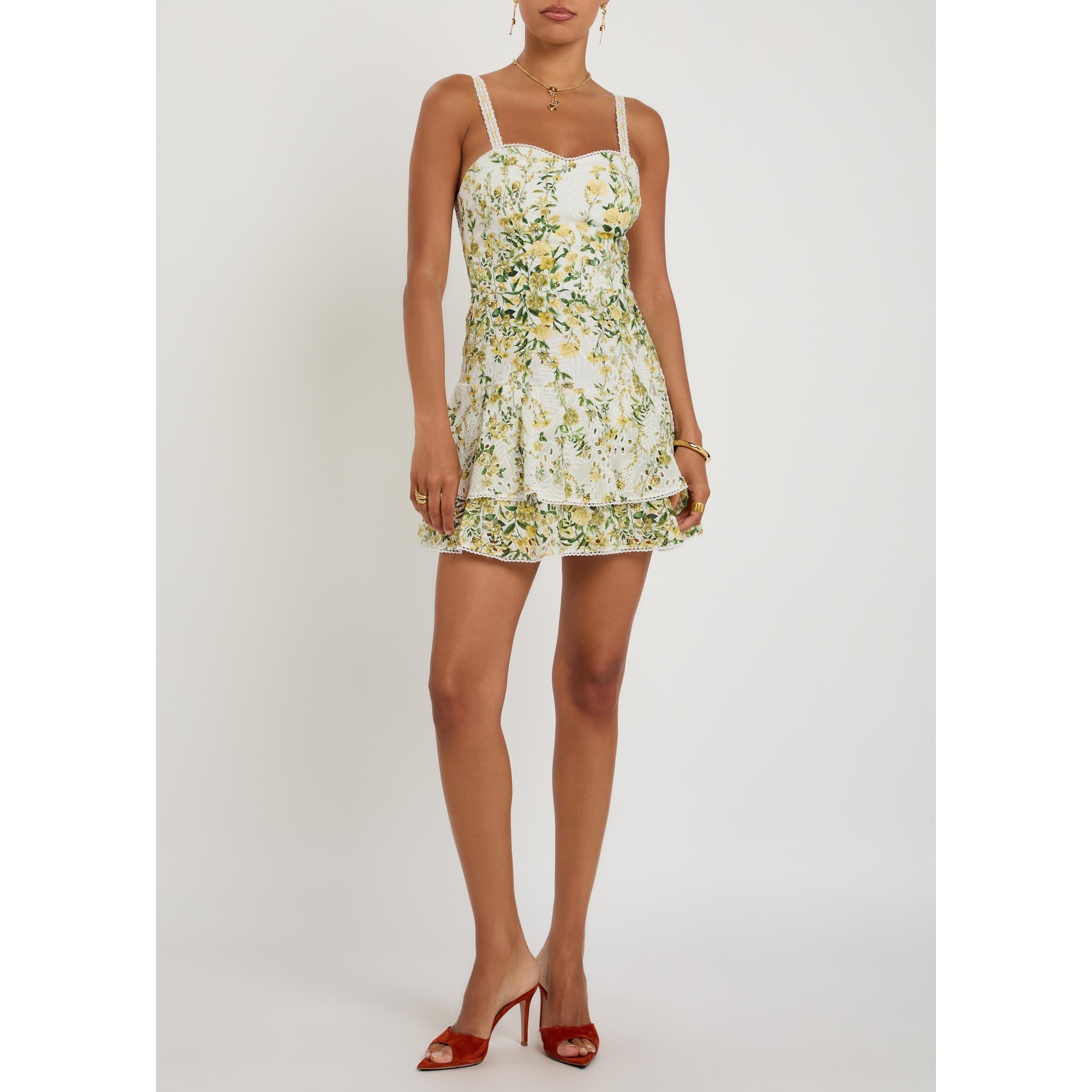 MULTICOLOURED - Alice And Olivia - SD Meredith Ruffle Flare Dress - 5