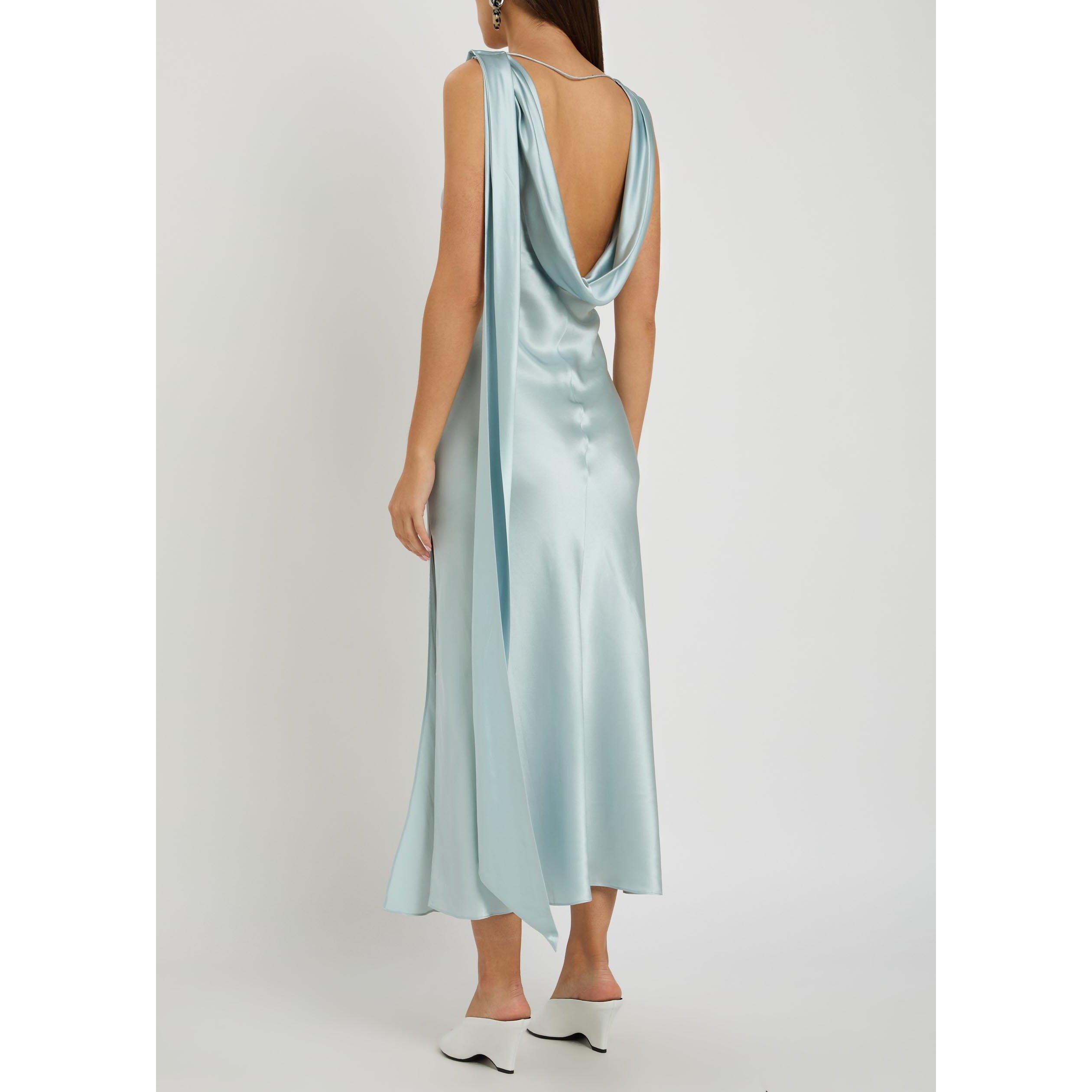 LIGHT BLUE - Acne Studios - SILK DRESS - 3