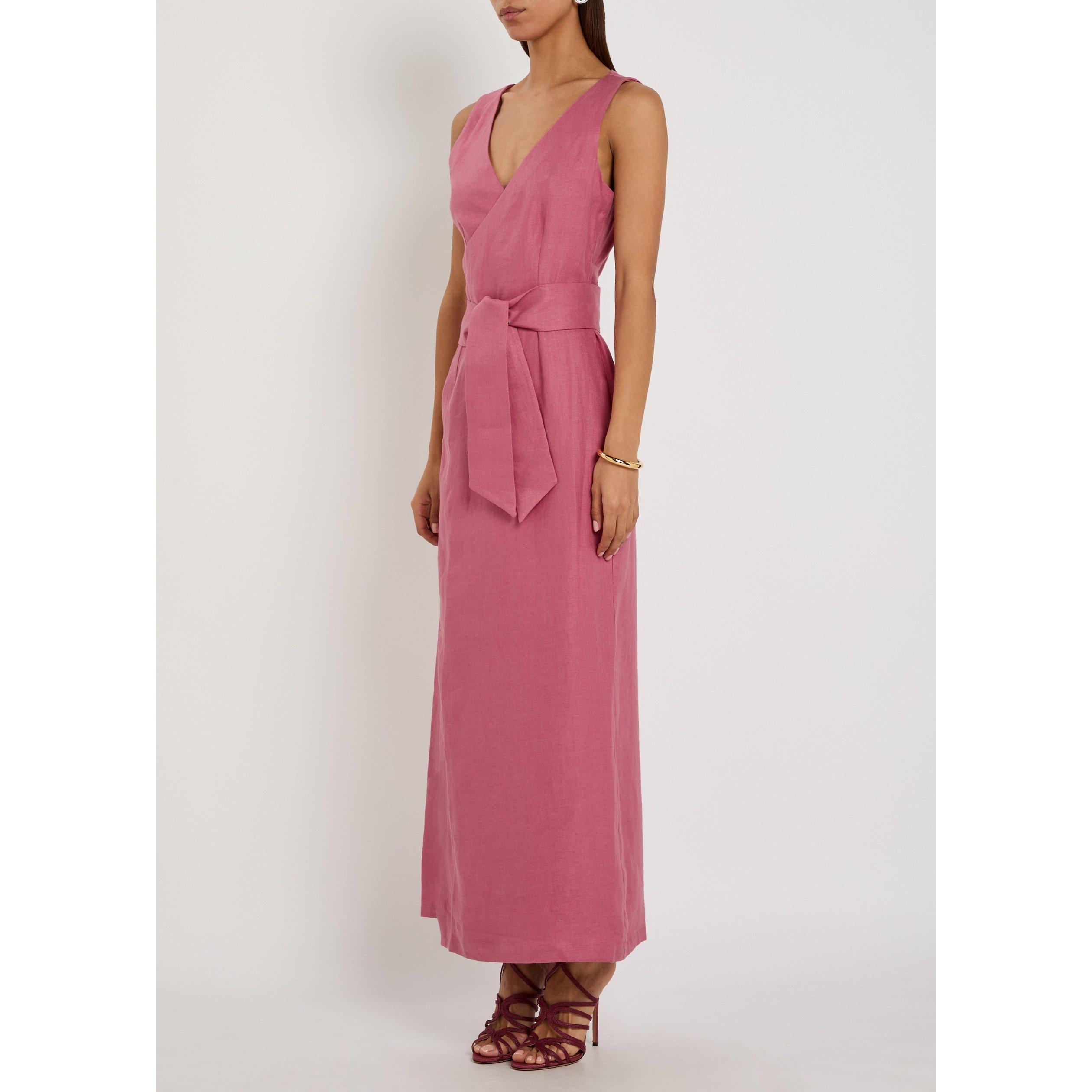 PINK - Giuliva Heritage - THE LYRA DRESS LINEN - 2