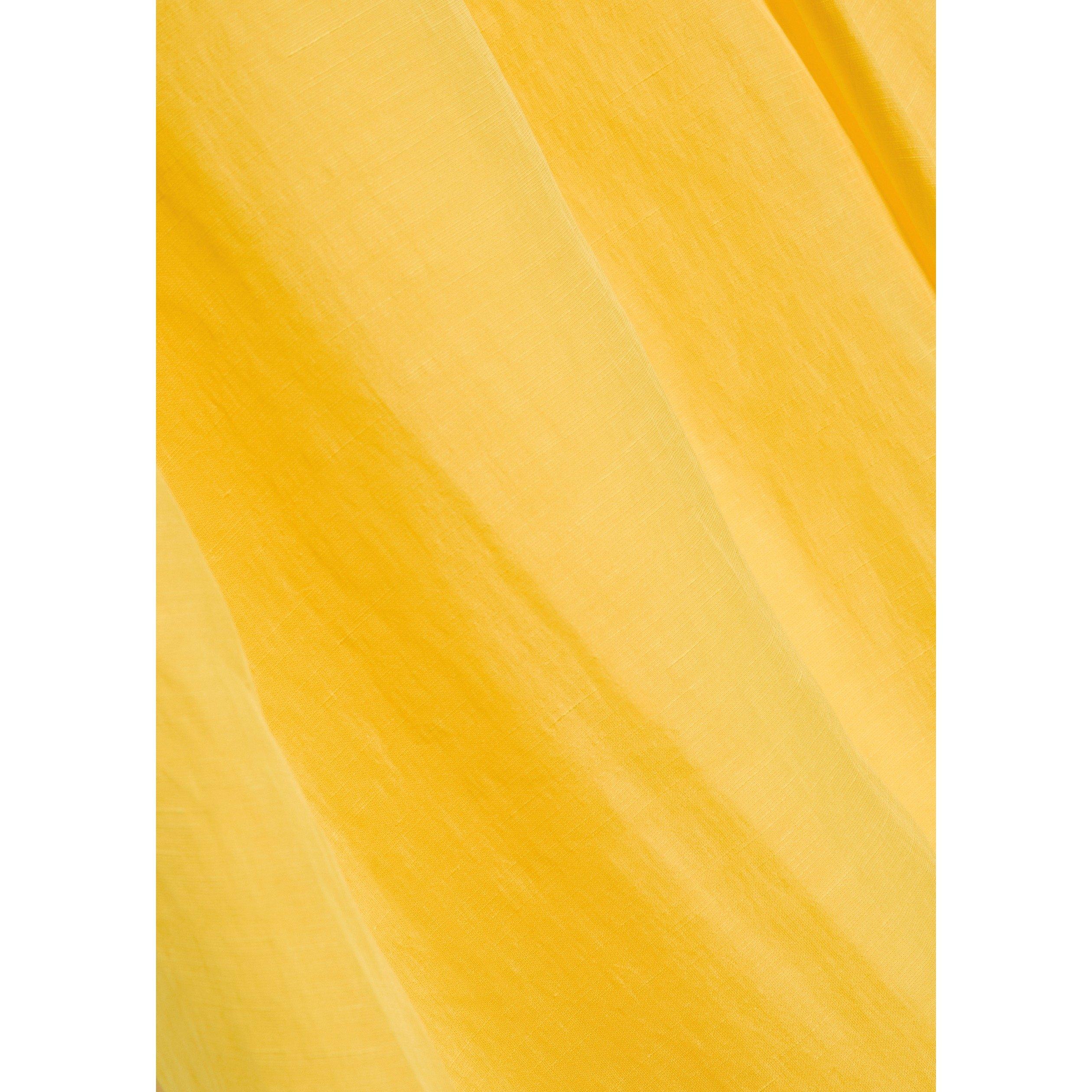 YELLOW - Giuliva Heritage - THE PRISCILLA DRESS LINEN - 4