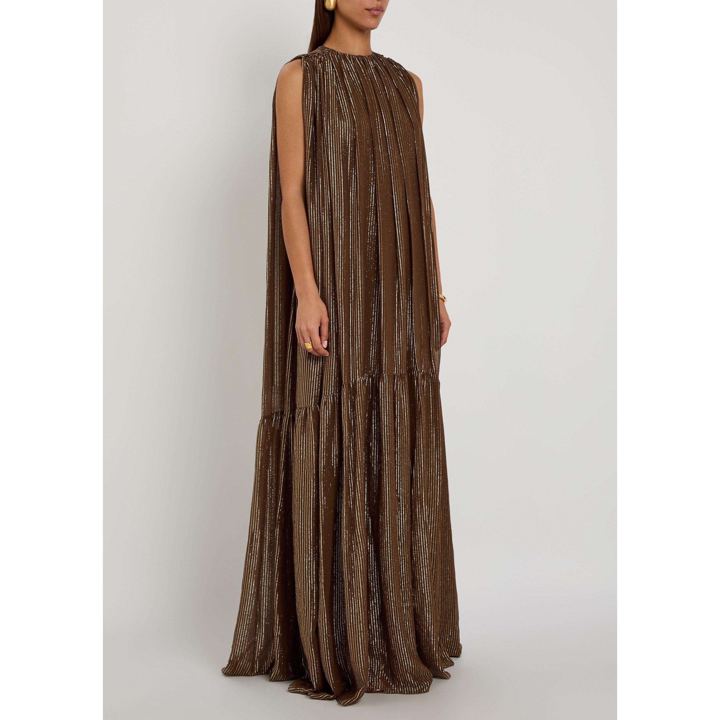 GOLD AND OTHER - Petar Petrov - SEMI-SHEER FULL-LENGTH DRESS - 2