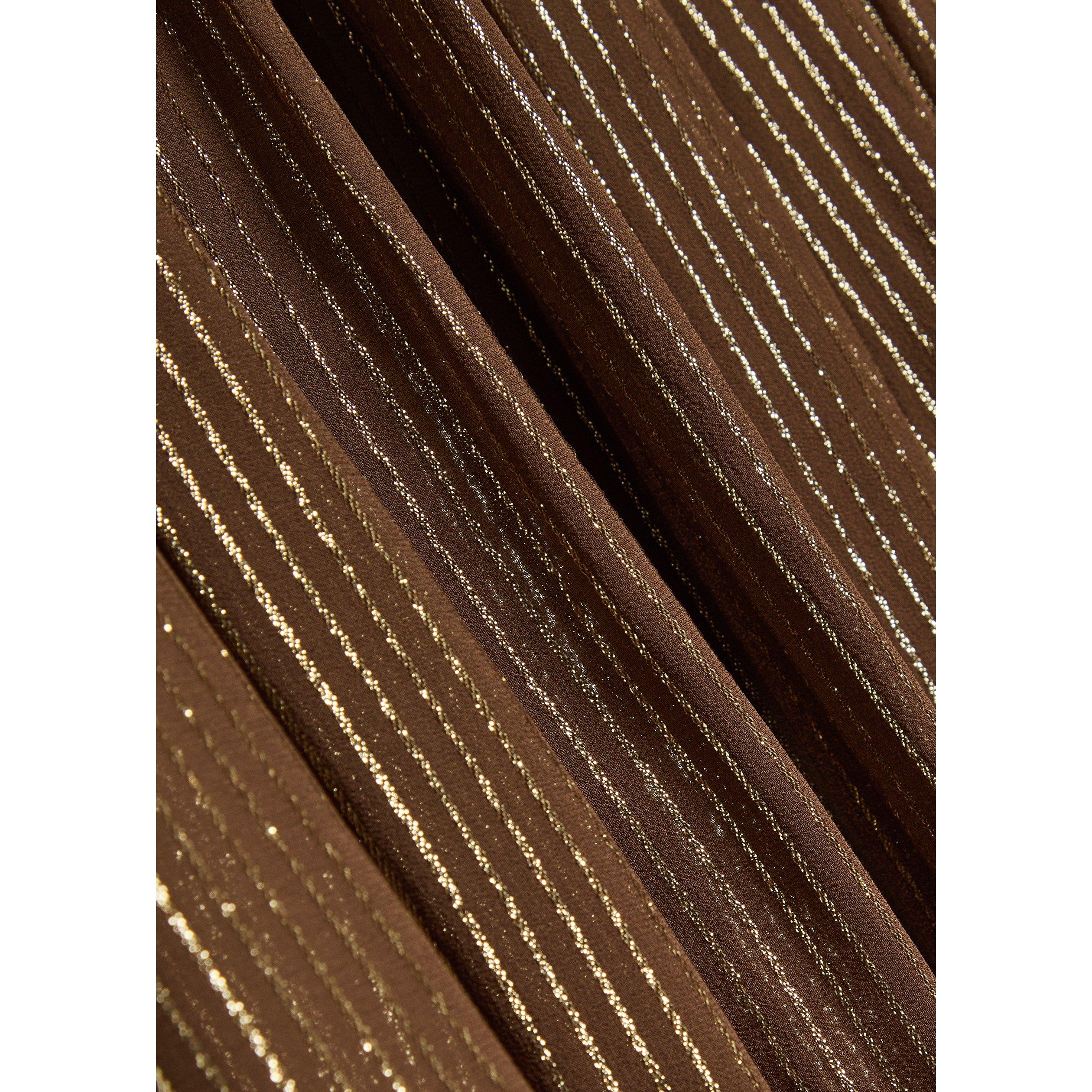 GOLD AND OTHER - Petar Petrov - SEMI-SHEER FULL-LENGTH DRESS - 4