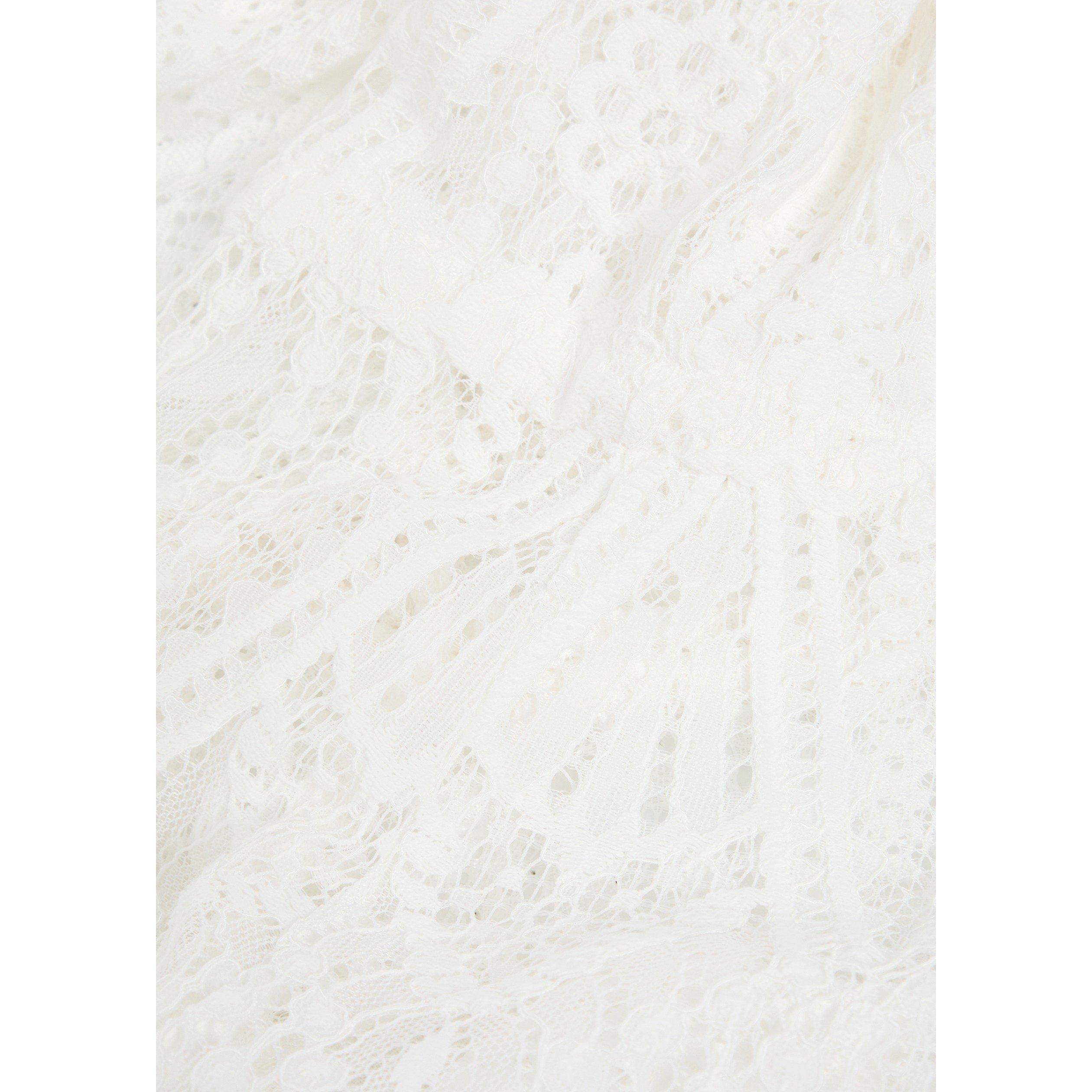 WHITE - Melissa Odabash - SD NAIA LACE COVER UP SHORT DR - 4