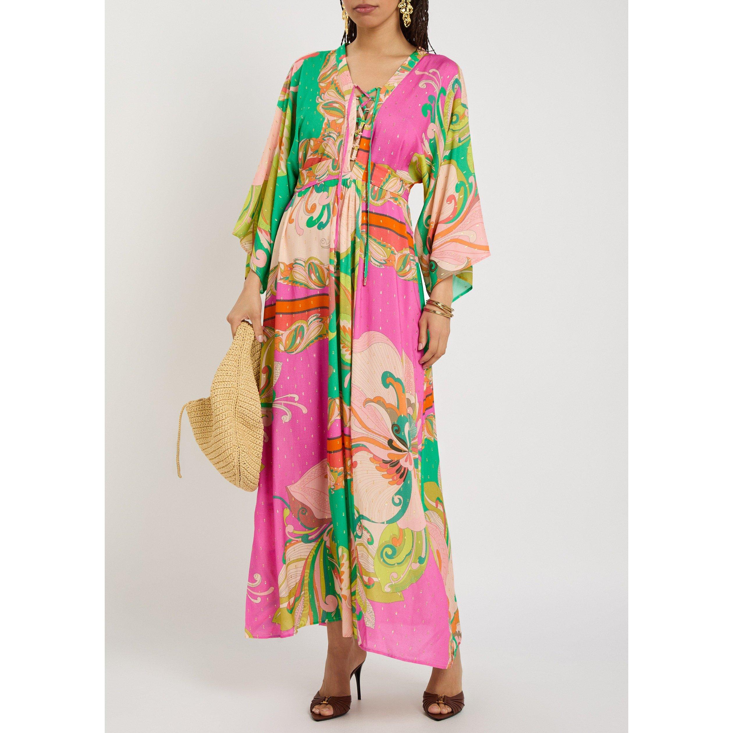 MULTICOLOURED - Melissa Odabash - LD NATALIE PRINTED LONG DRESS - 5