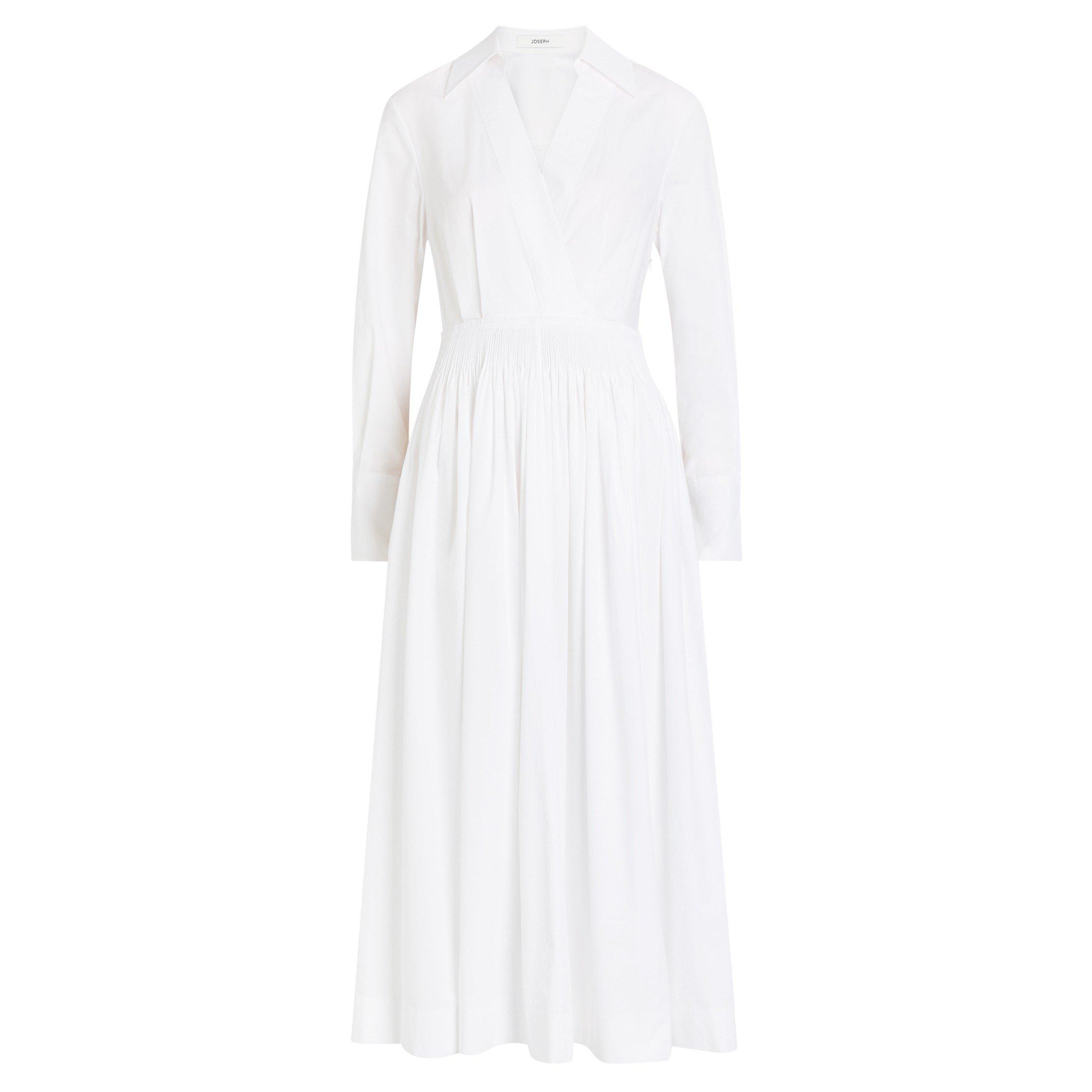 WHITE - Joseph - SD KATHE CINCH MIDI DRESS - 1