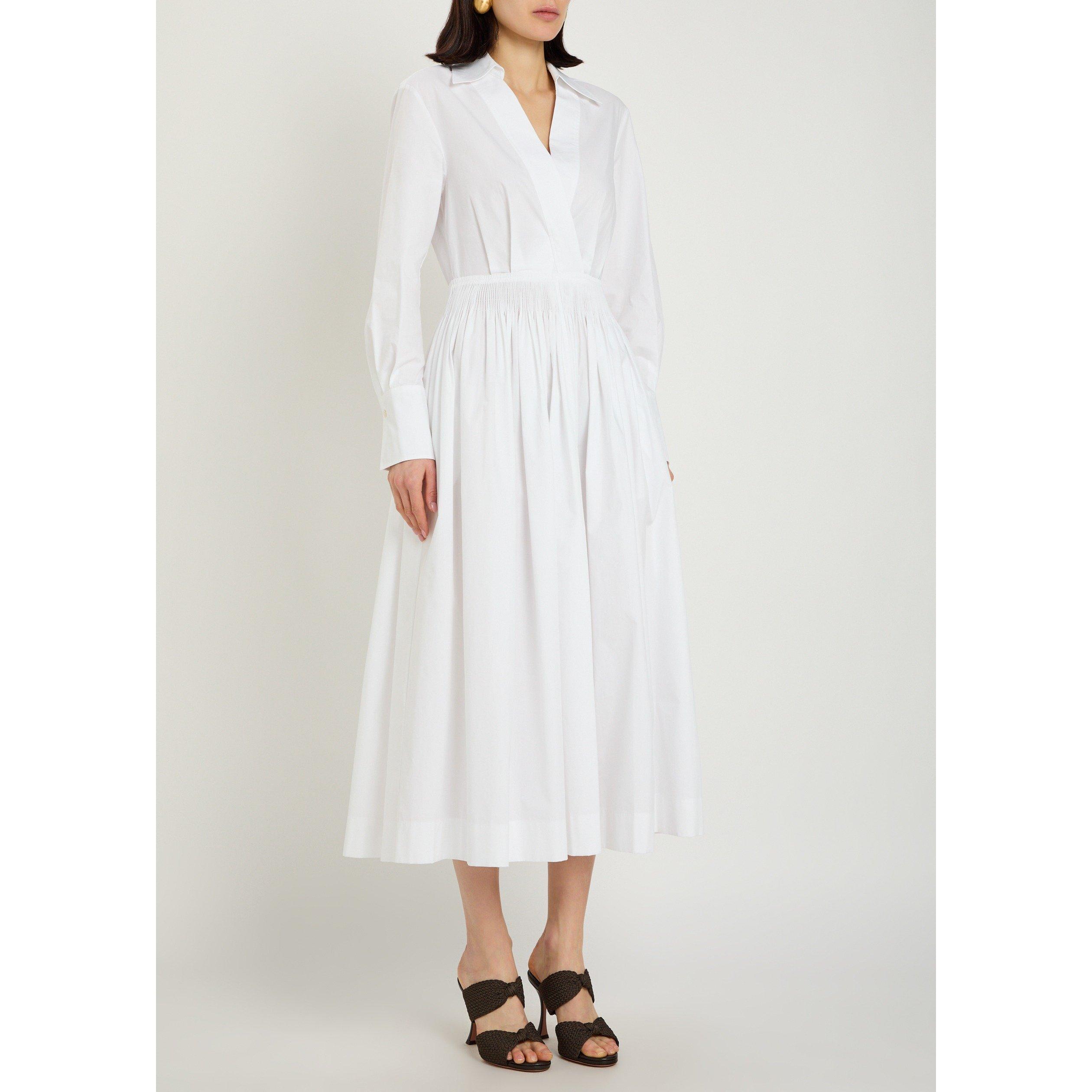 WHITE - Joseph - SD KATHE CINCH MIDI DRESS - 2