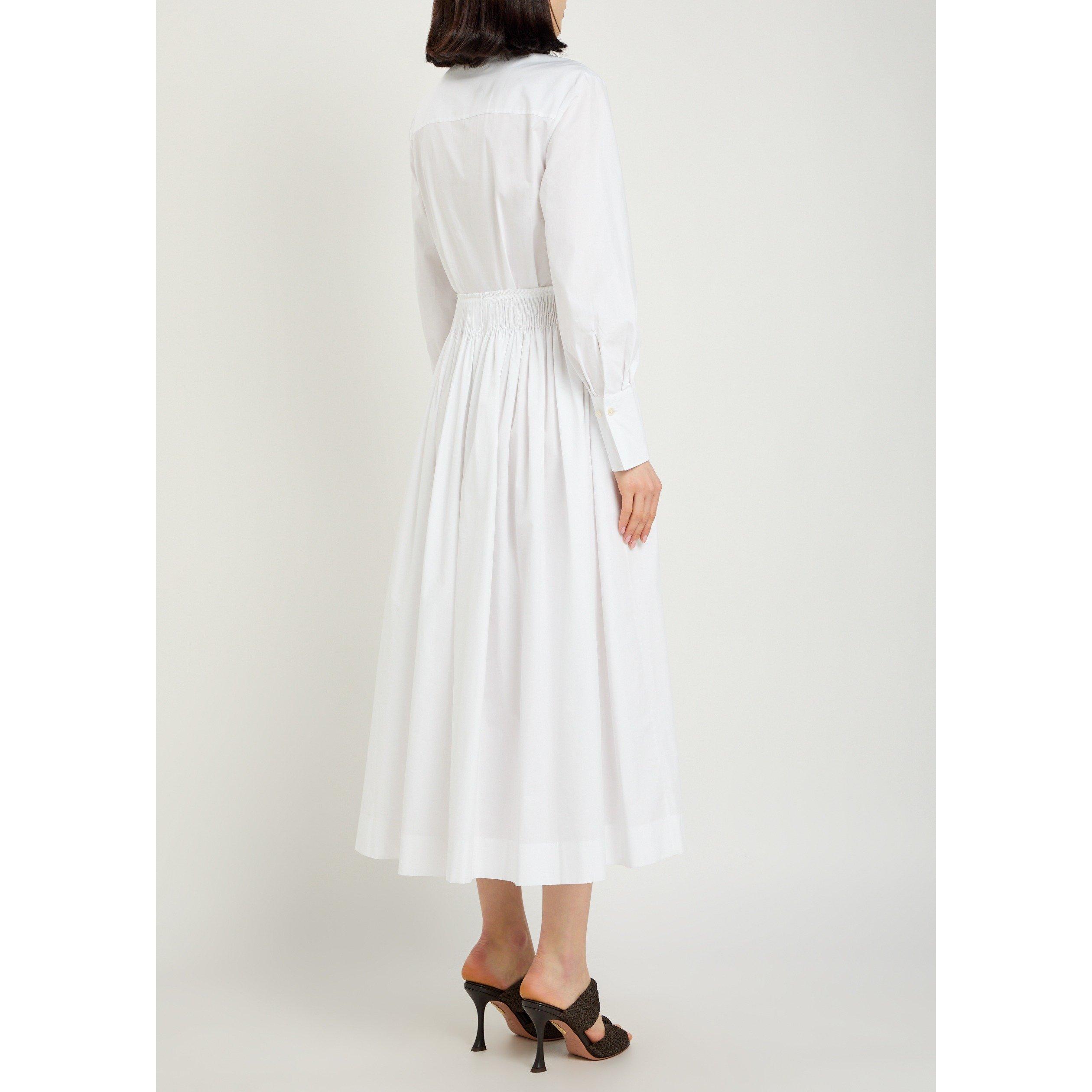 WHITE - Joseph - SD KATHE CINCH MIDI DRESS - 3
