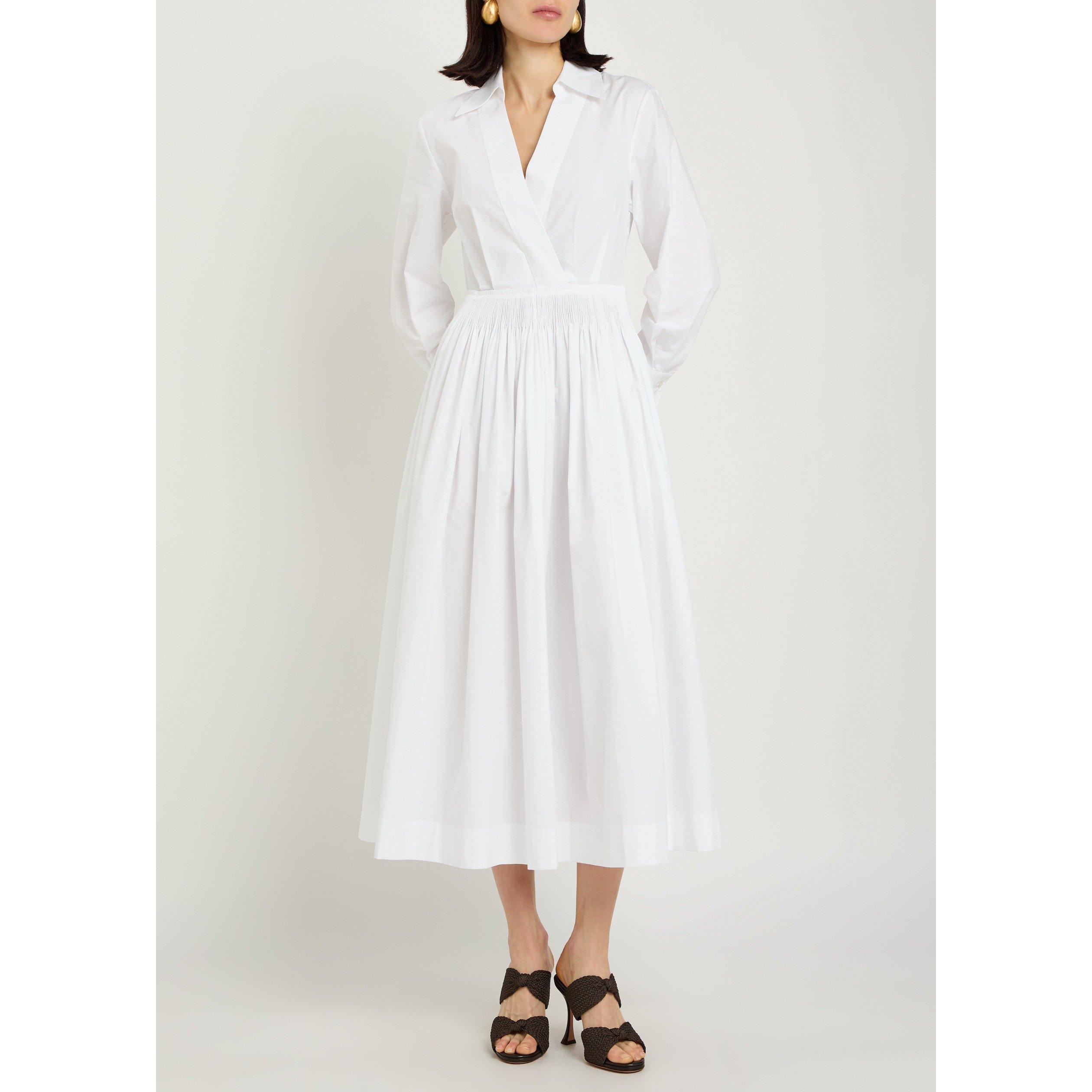 WHITE - Joseph - SD KATHE CINCH MIDI DRESS - 5