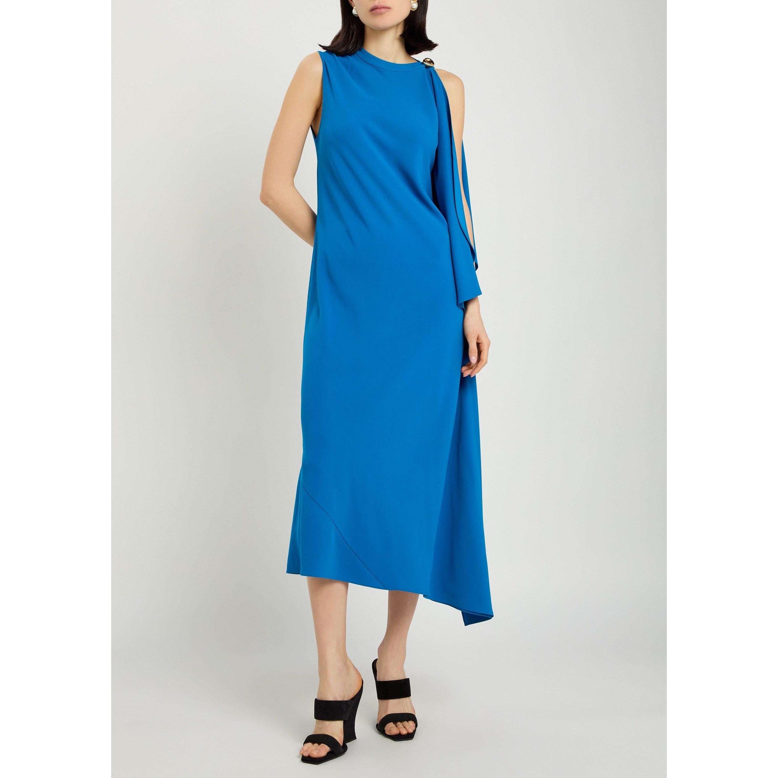 BLUE - Joseph - LD ALY SLVLS SIDE DRAPE DRESS - 5