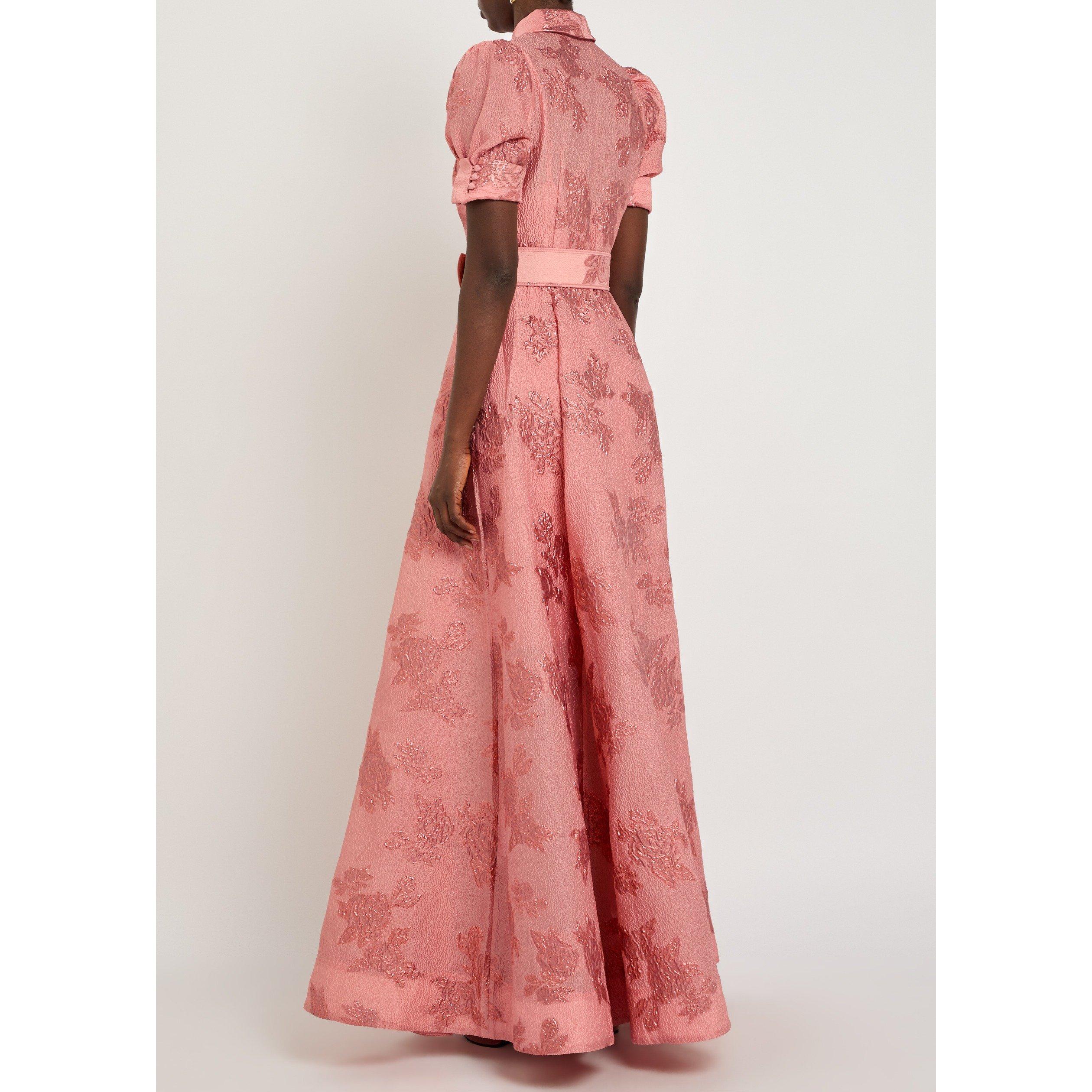 PEACH - Rebecca Vallance - Women's Annette Button Ball Gown - 3