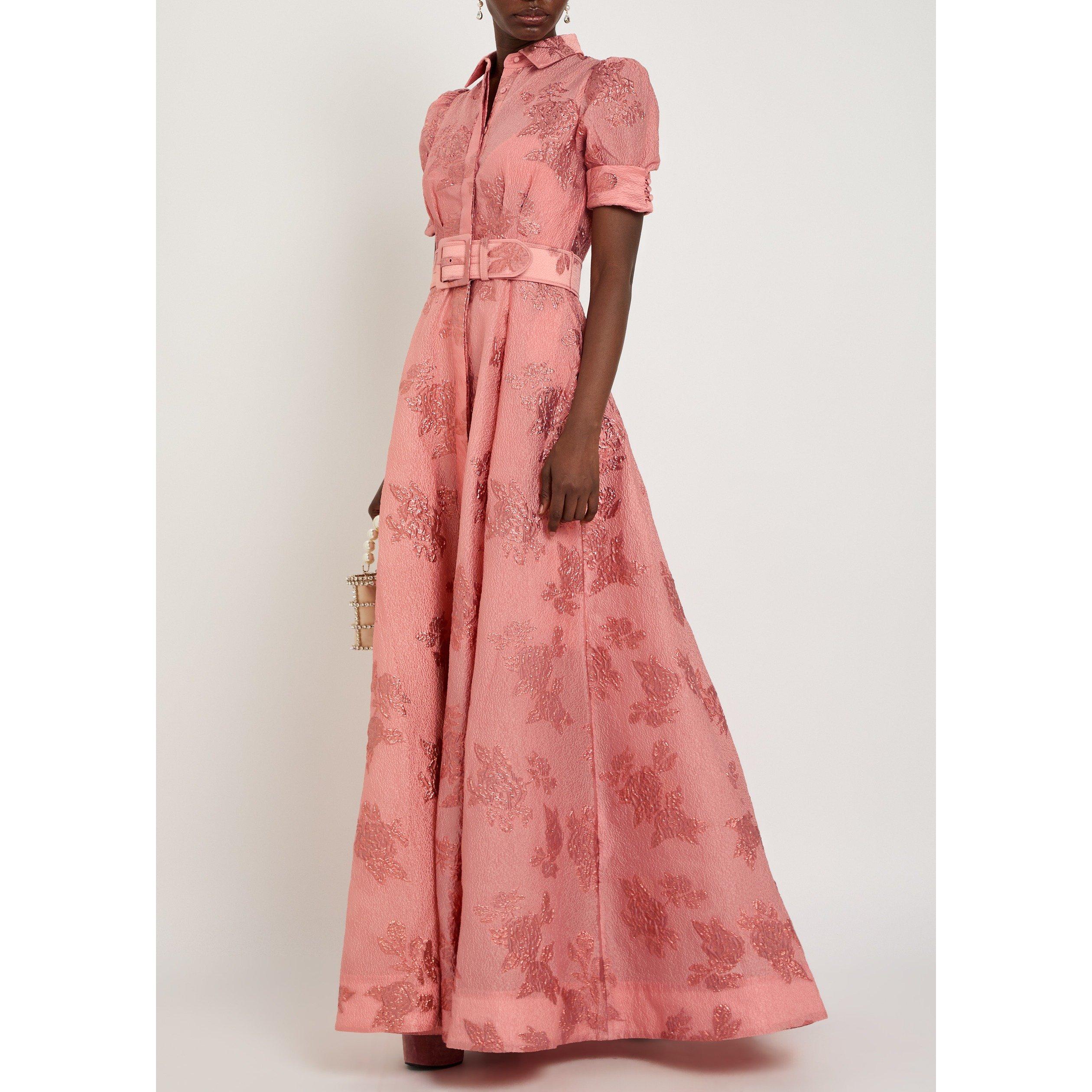 PEACH - Rebecca Vallance - Women's Annette Button Ball Gown - 5