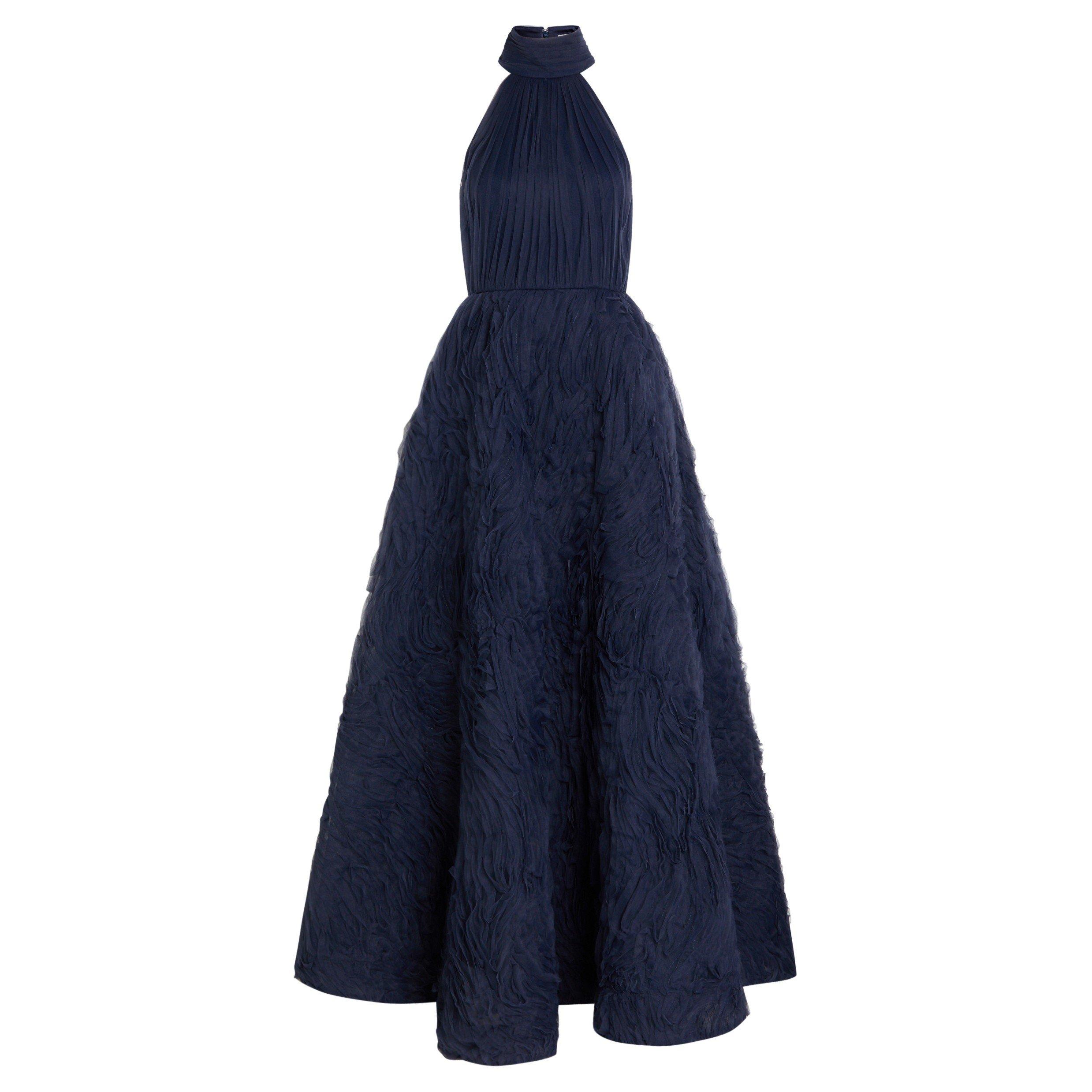 NAVY - Rebecca Vallance - Women's Jasmine Halter Neck Maxi Dress - 1