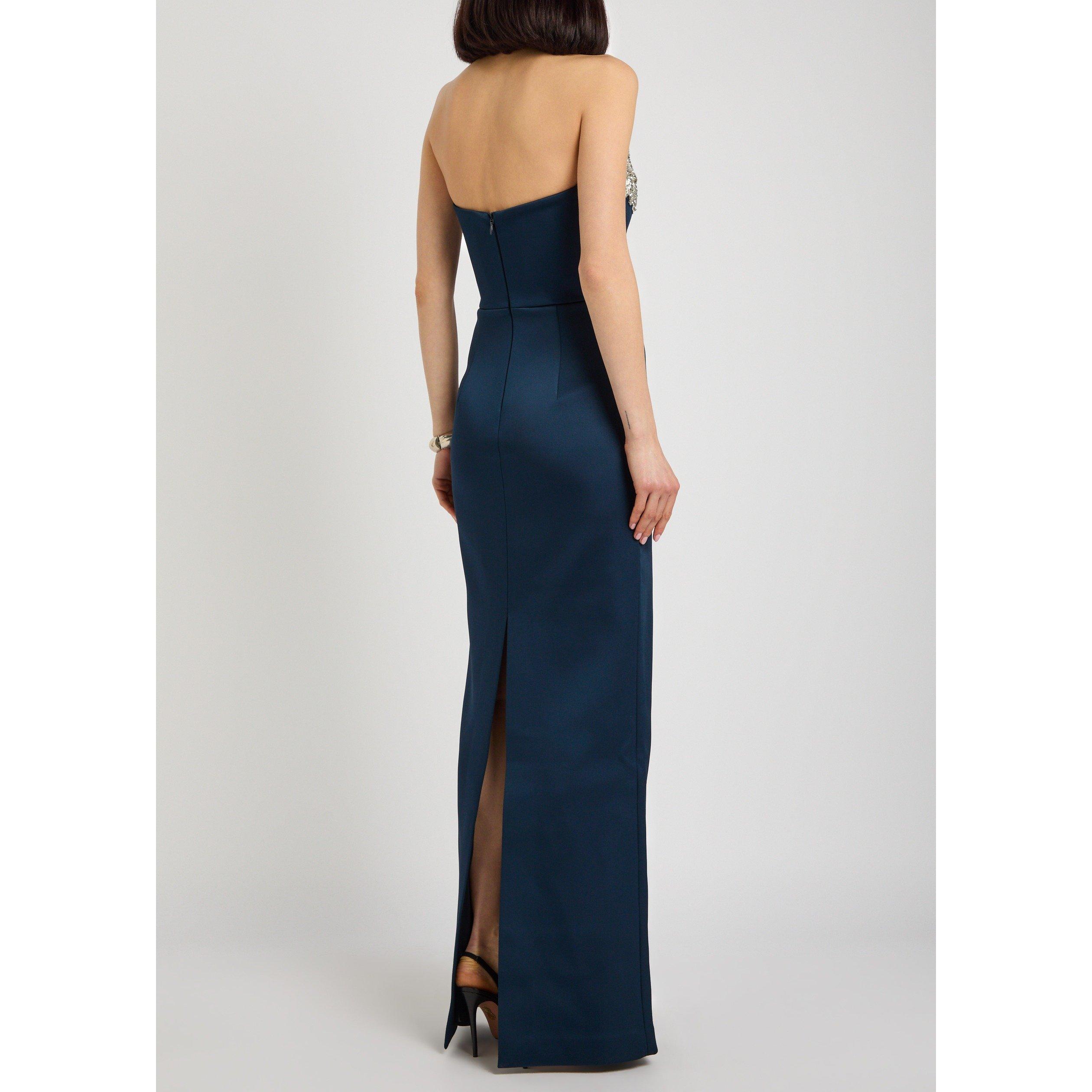 NAVY - Rebecca Vallance - Women's Lessa Strapless Maxi Dress - 3
