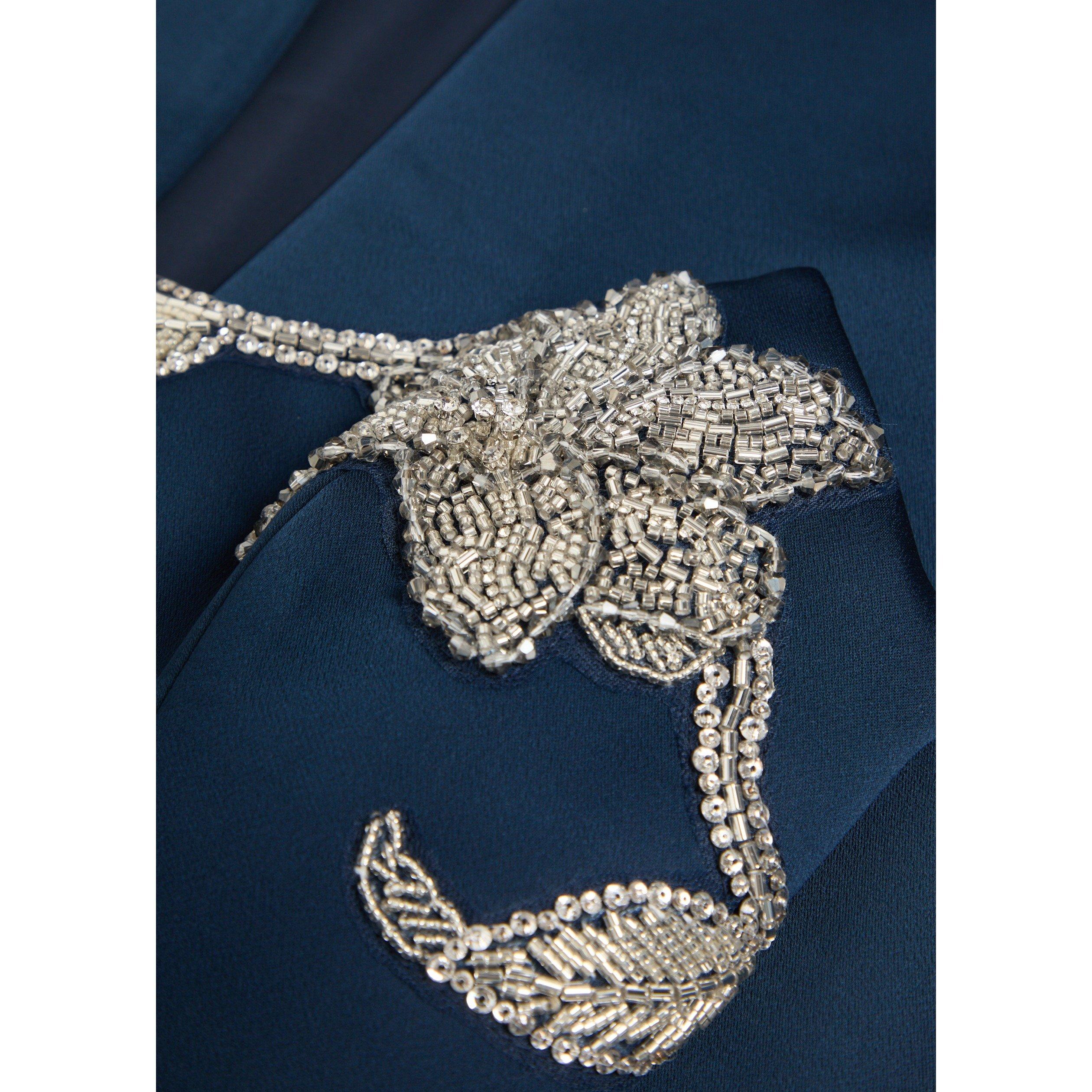 NAVY - Rebecca Vallance - Women's Lessa Strapless Maxi Dress - 4