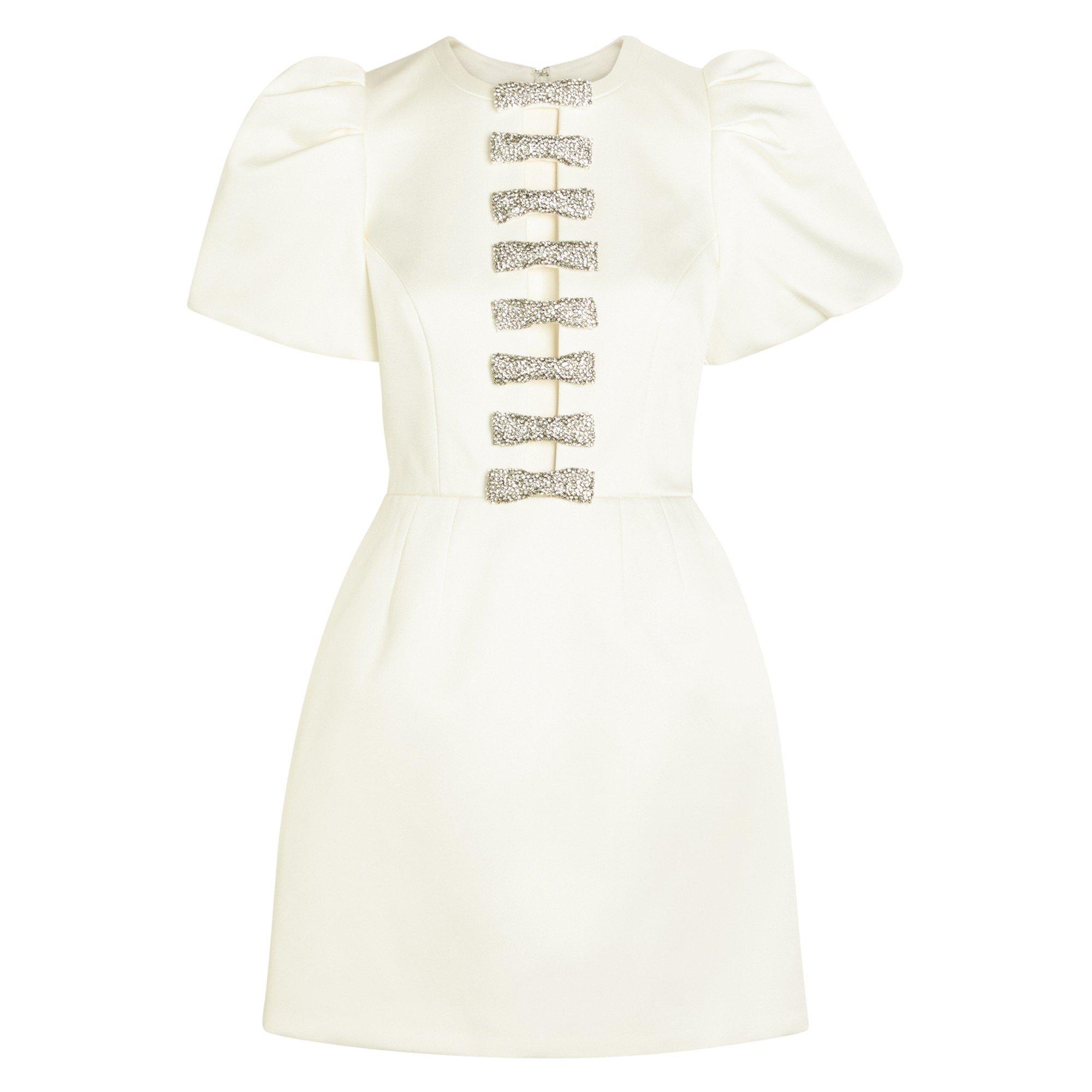 IVORY - Rebecca Vallance - SD BLAISE PUFF SLEEVE MINI - 1