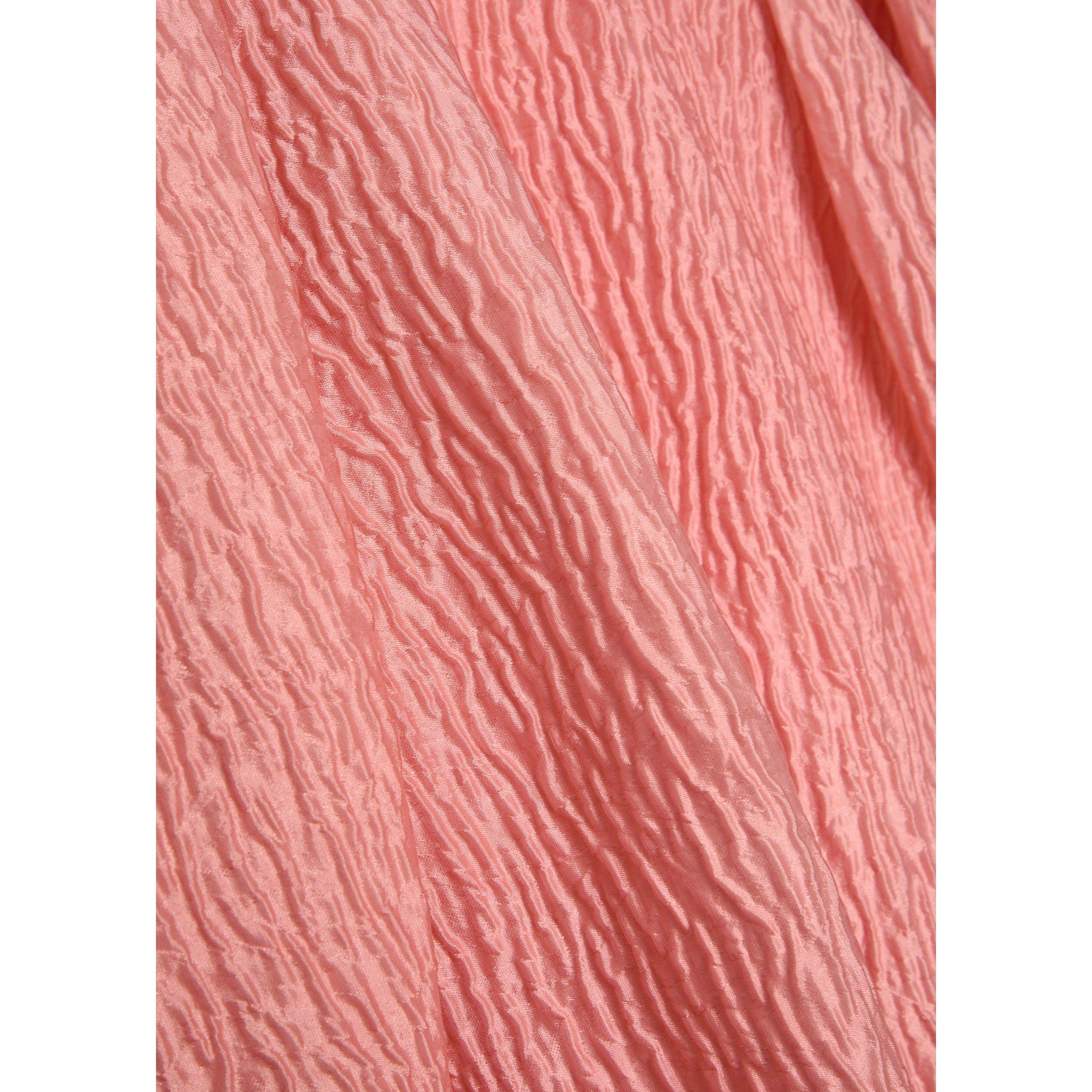 PEACH - Rebecca Vallance - Women's Adaly Cloqué Midi A Line Dress - 4