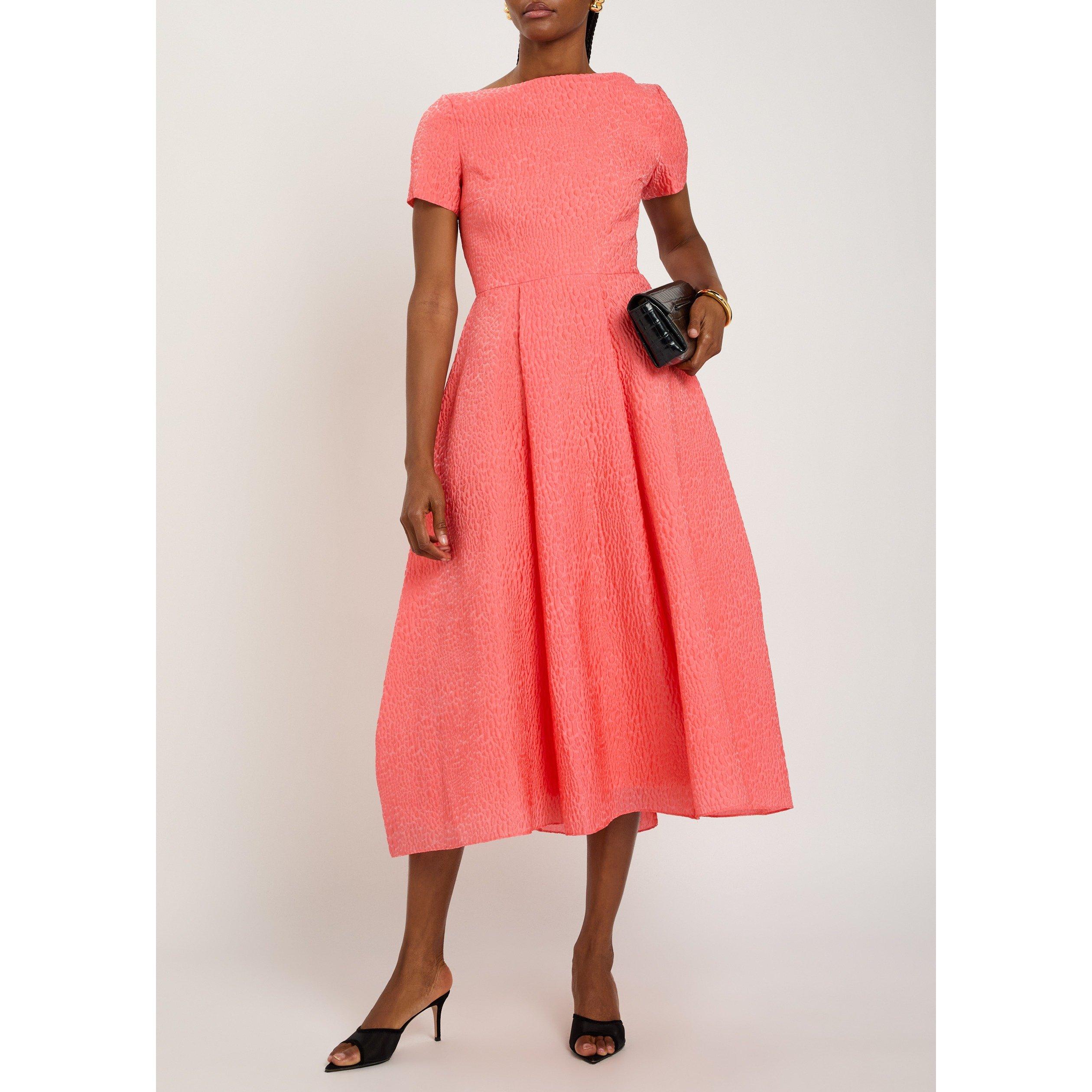 ORANGE - Roksanda Ilincic - Women's Vaela A Line Dress - 5