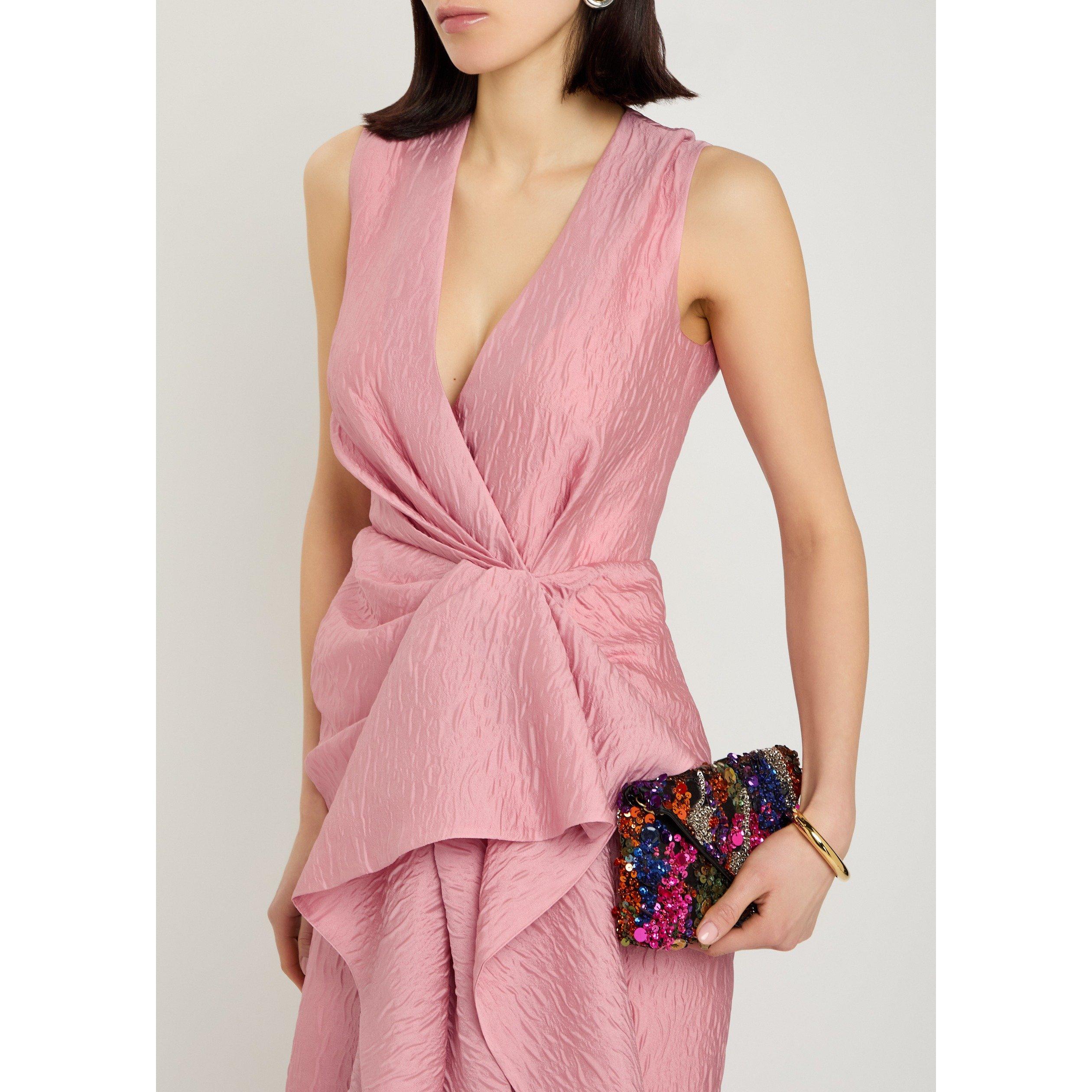 PINK - Roksanda Ilincic - Women's Esra Tea Dress - 4