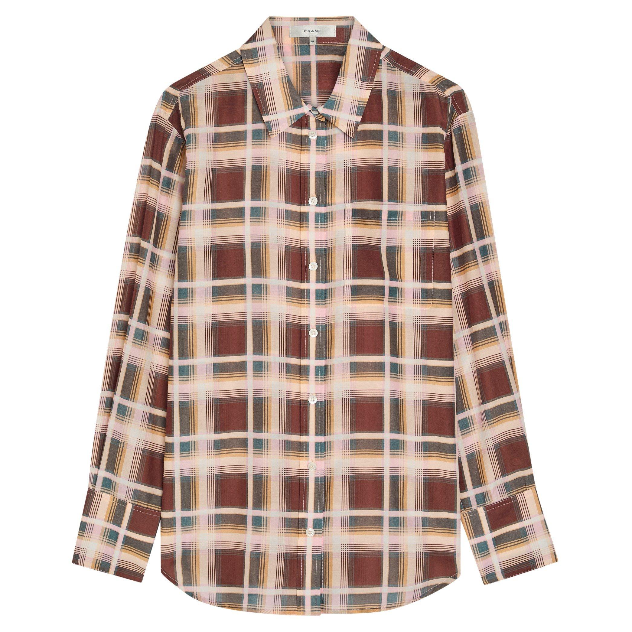 RED AND OTHER - Frame Denim - THE PLAID BOY SHIRT