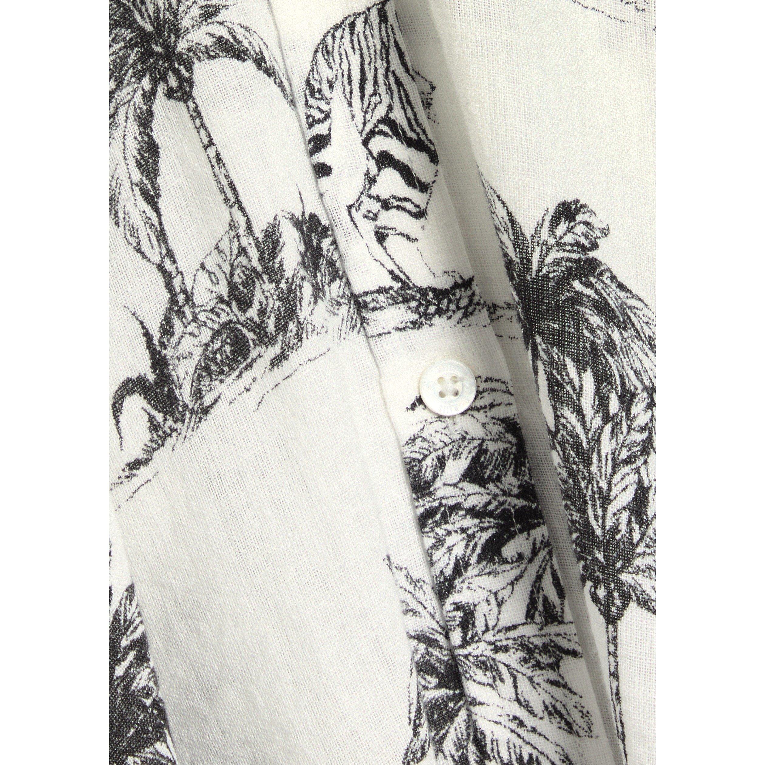 IVORY - Rails - Women's Charli Linen Long-Sleeve Patterned Shirt - 4