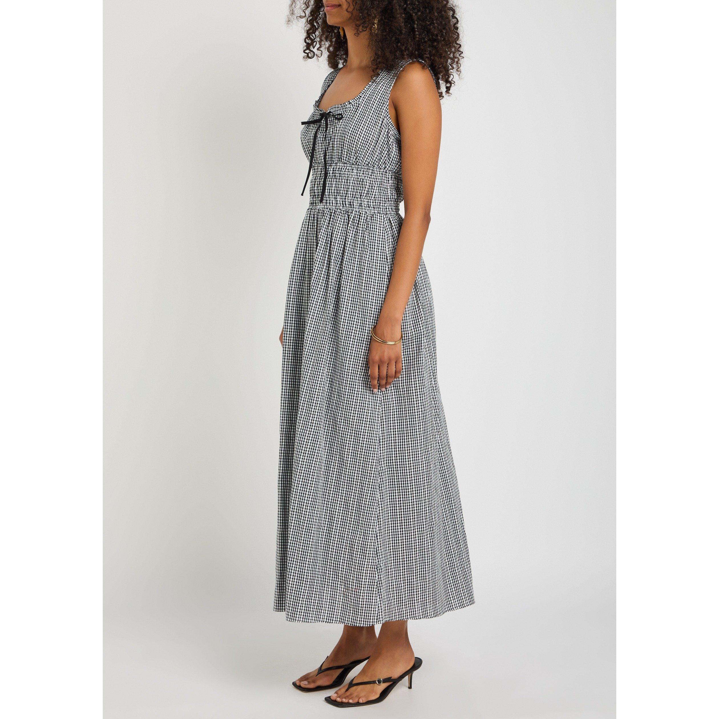 BLACK - Rails - Women's Kenton Gingham Cotton Maxi Dress - 2