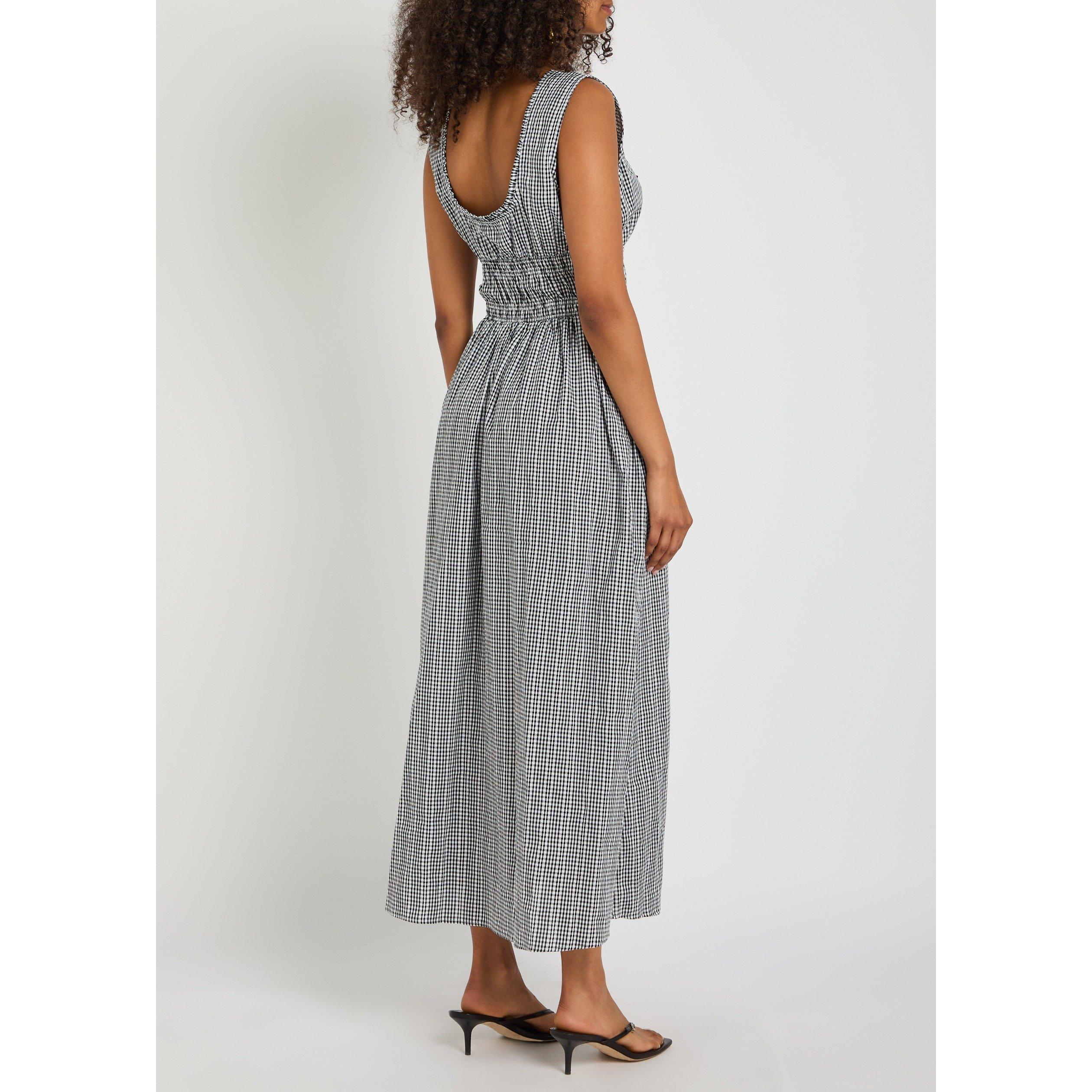 BLACK - Rails - Women's Kenton Gingham Cotton Maxi Dress - 3