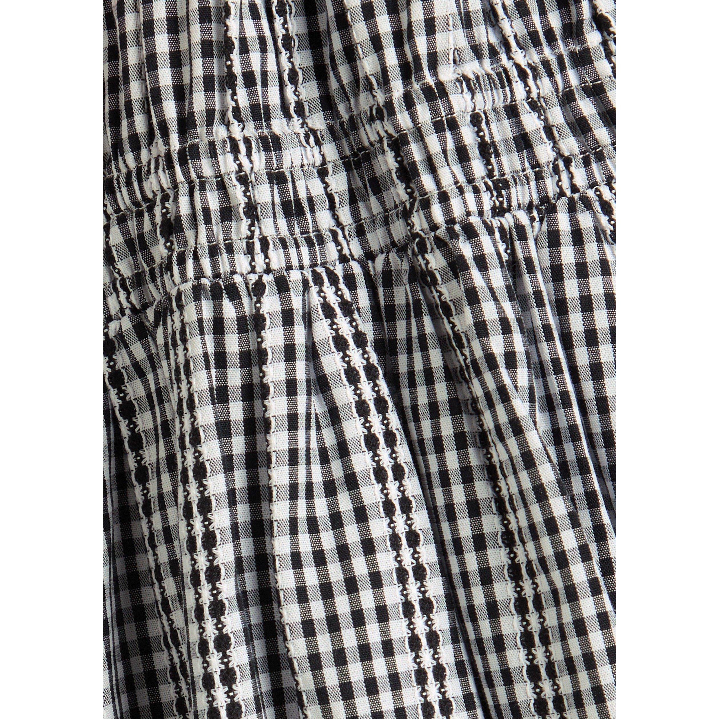 BLACK - Rails - Women's Kenton Gingham Cotton Maxi Dress - 4