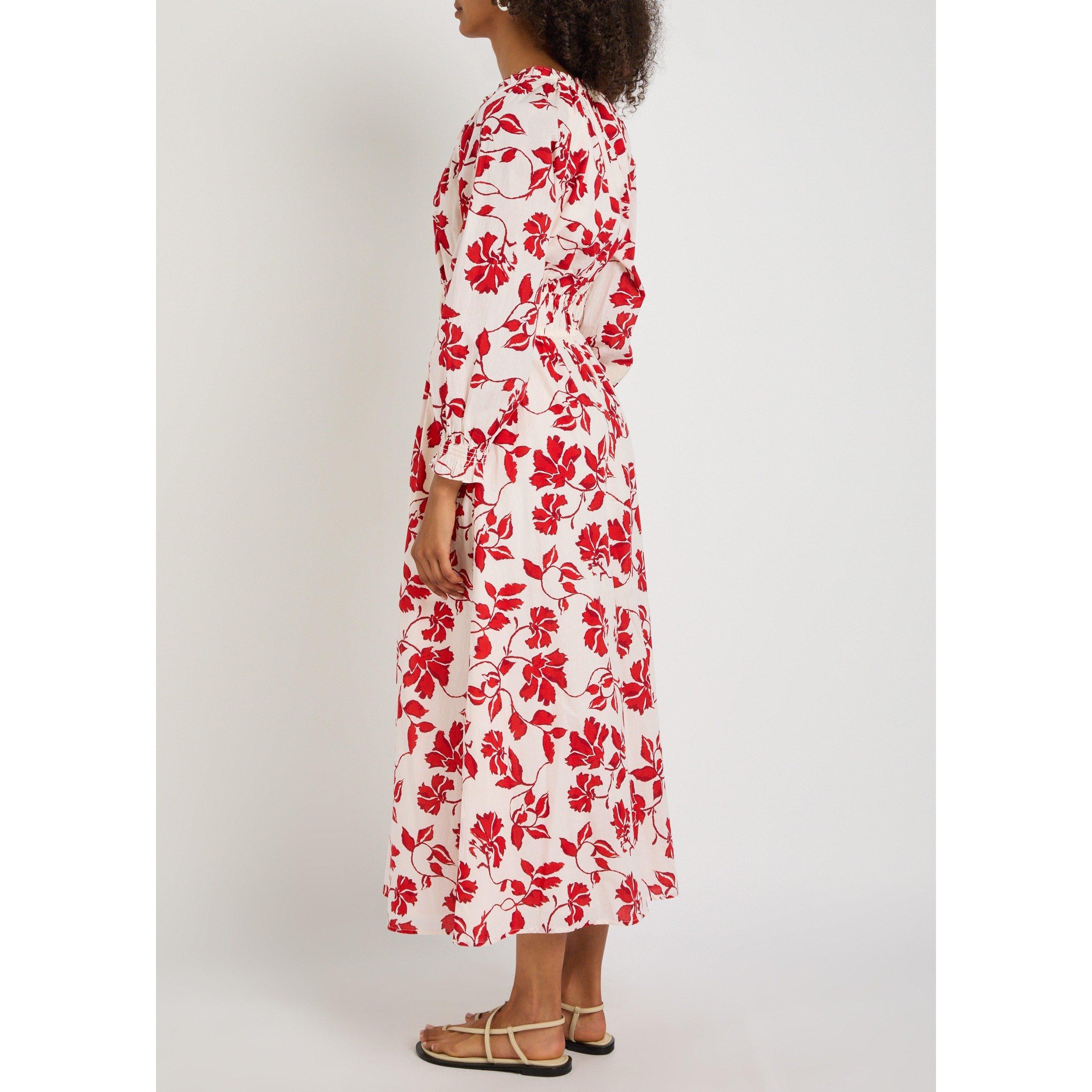 RED AND OTHER - Rails - Women's Matia Floral Cotton Maxi Dress - 3