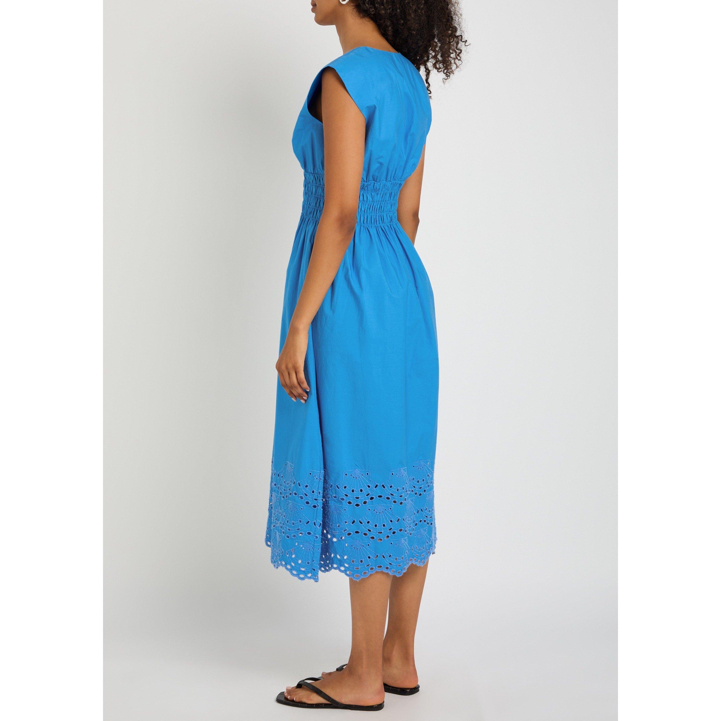 BLUE - Rails - Women's Roxanne Cotton A Line Dress - 3