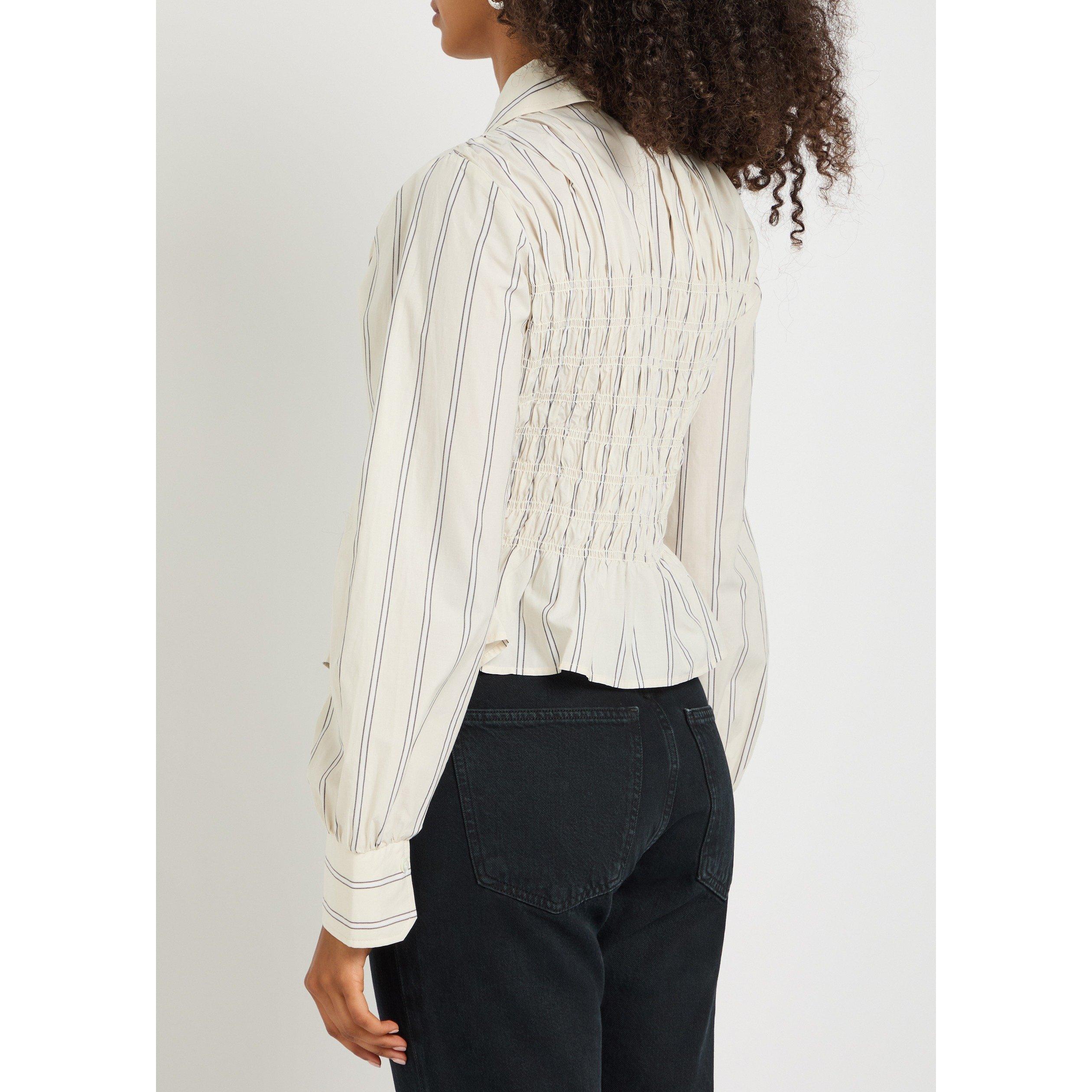 WHITE AND OTHER - Rails - Women's Bradshaw Striped Cotton Long-Sleeve Shirt - 3