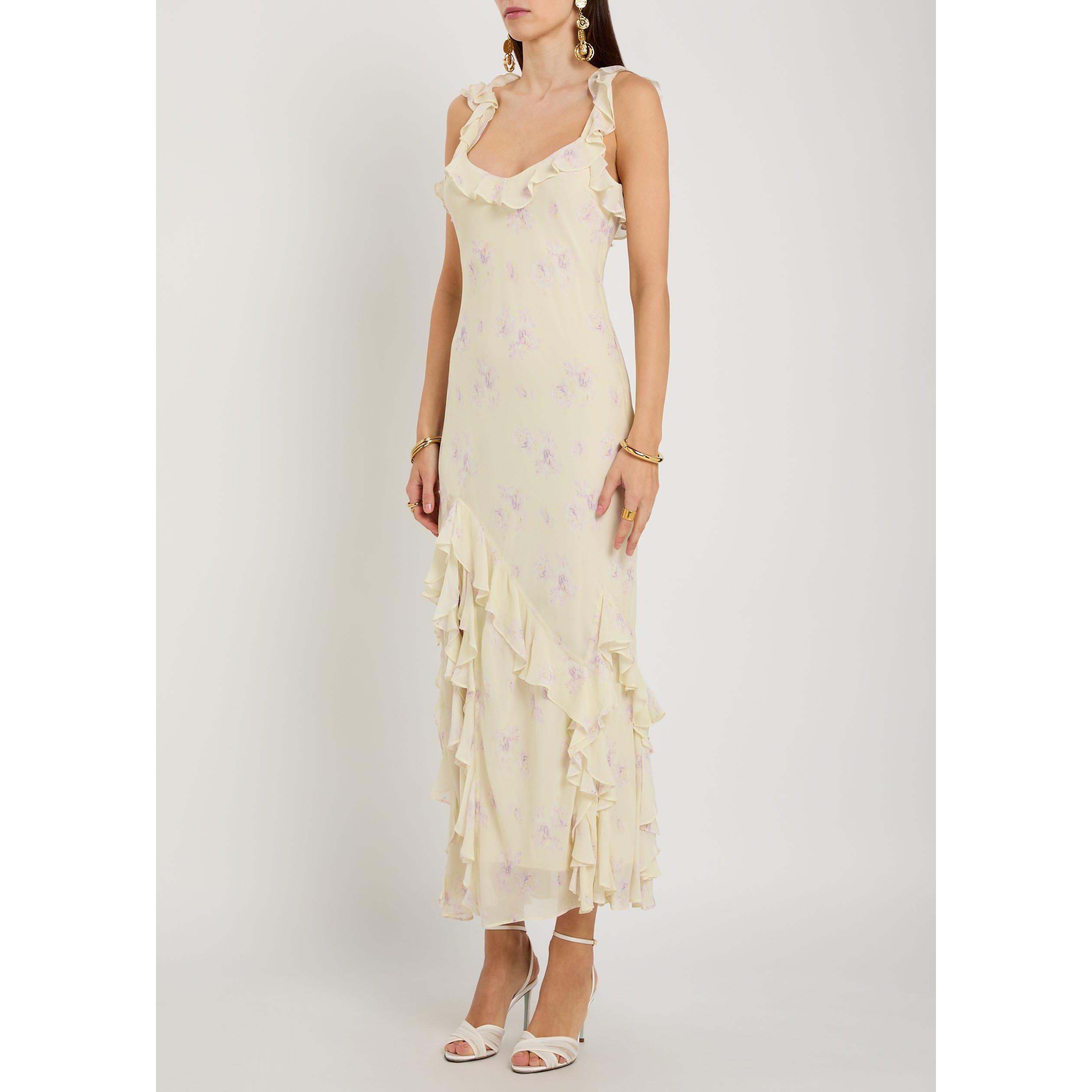 YELLOW - LoveshackFancy - Women's Roseline Rayon Maxi Dress - 2