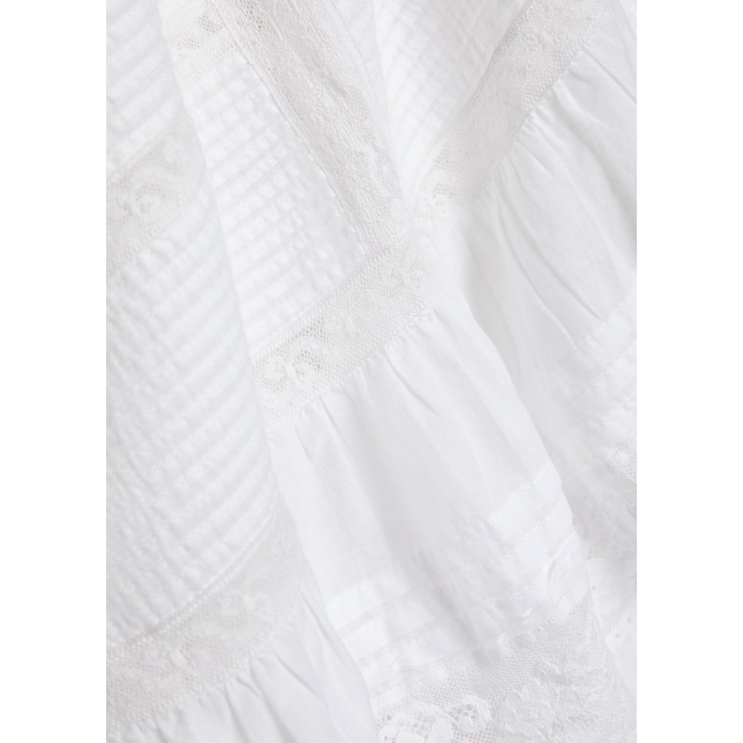 WHITE - LoveshackFancy - Women's Calyx Cotton Maxi Dress - 4
