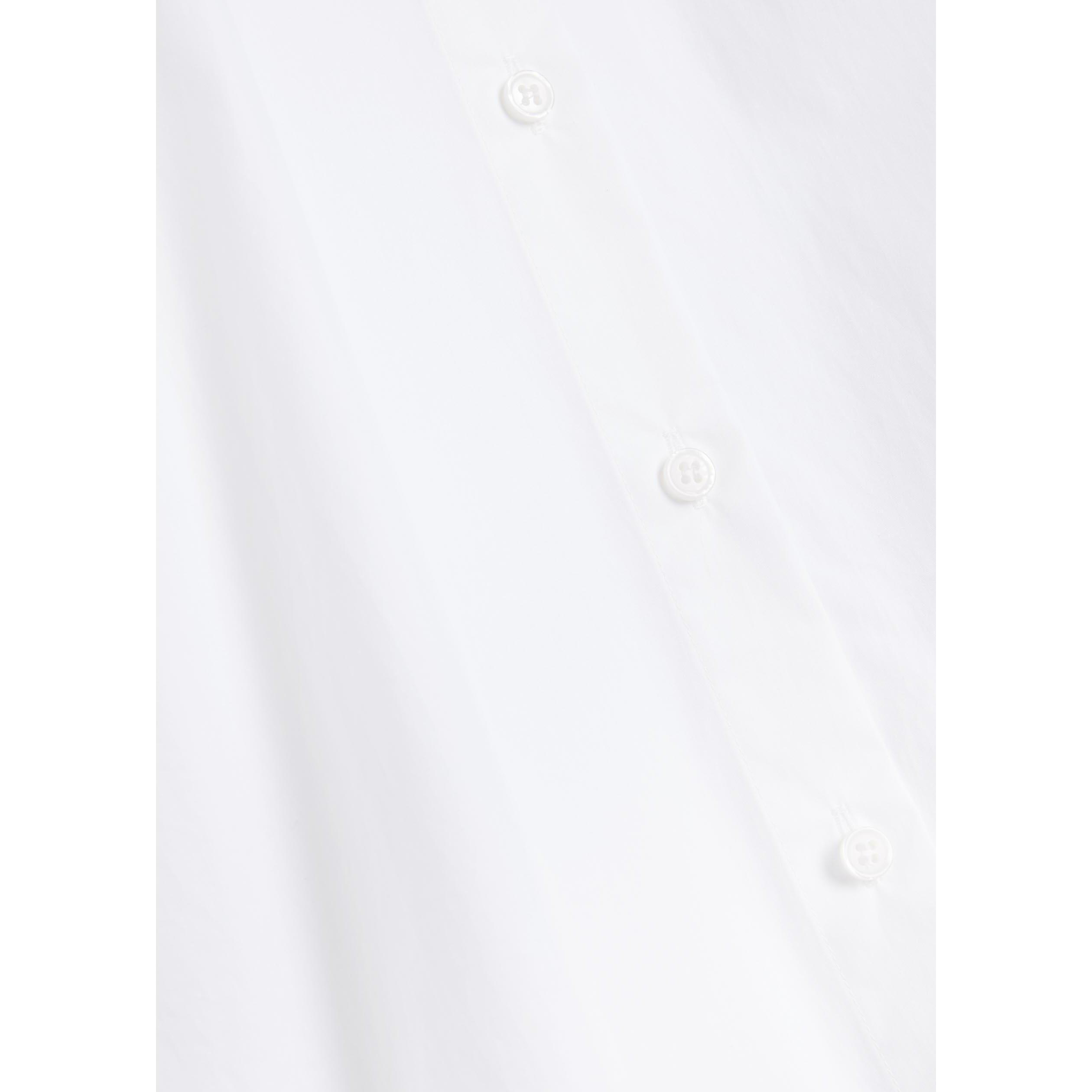 WHITE - Another Tomorrow - POPLIN SHORT SLEEVE SHIRT - 4