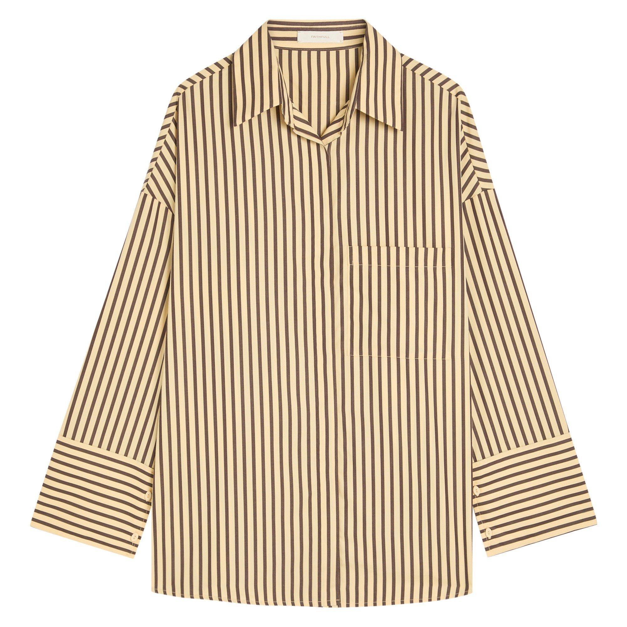 BEIGE AND OTHER - Faithfull The Brand - CLEMENTE SHIRT